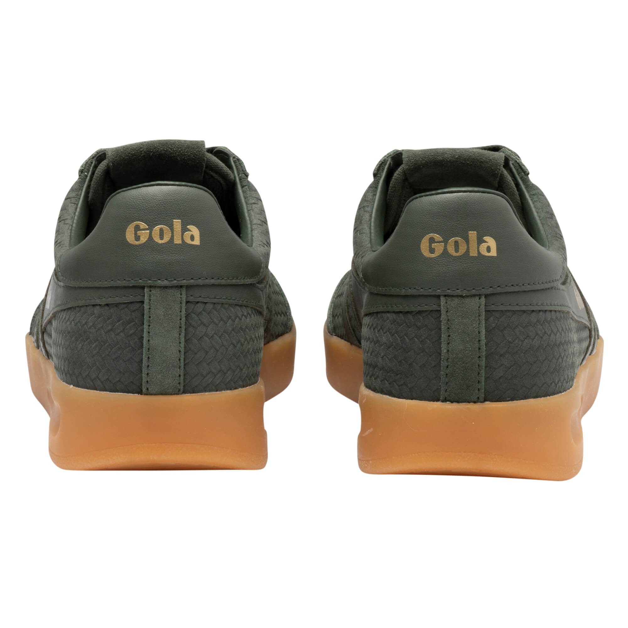gola-cyclone-marque-herren-trainer-dunkelkhaki-wildleder-gum-sohle image 4
