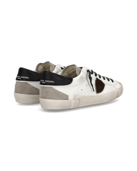 philippe-model-prsx-sneaker-herren-wei-schwarz-grau image 2