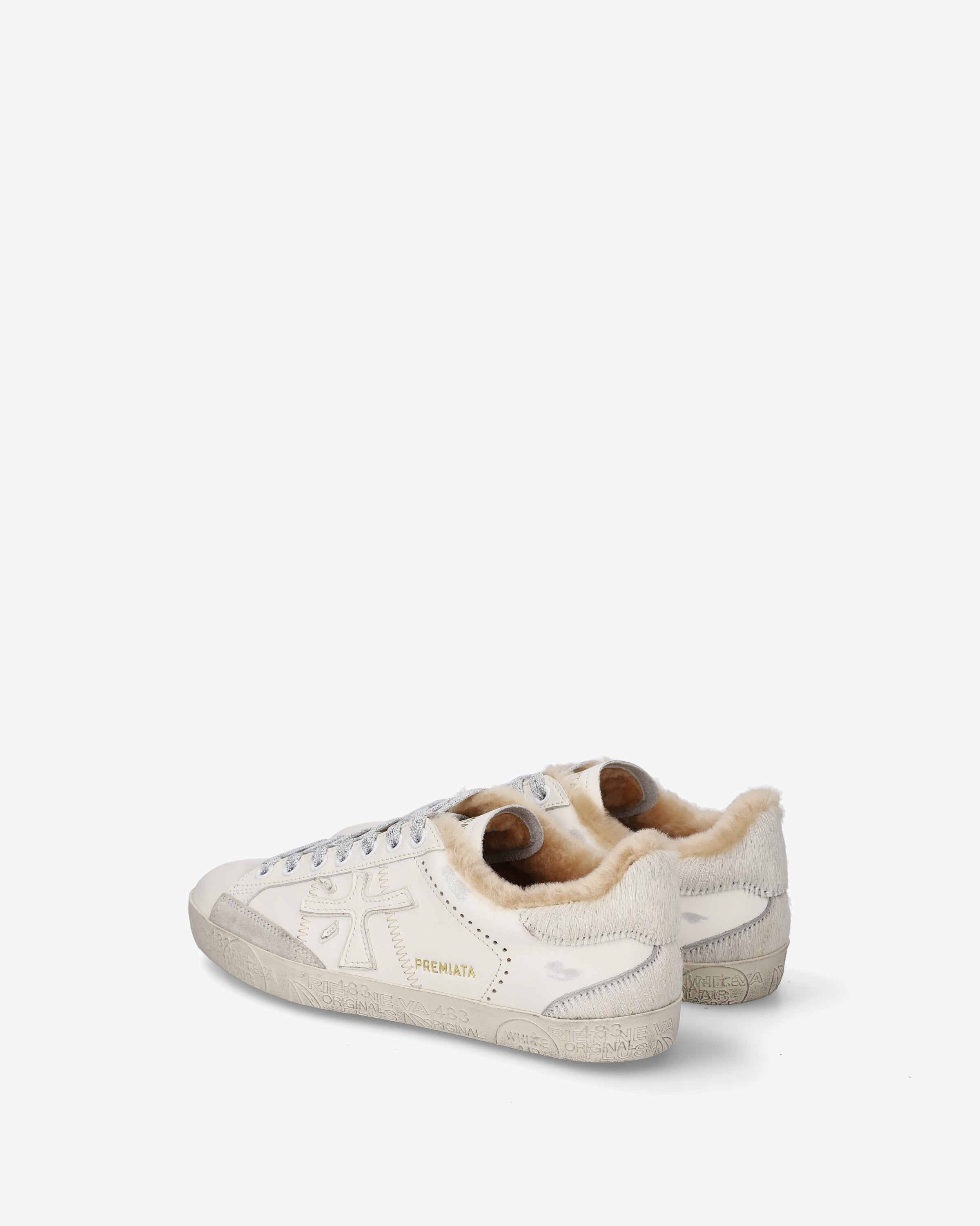 premiata-stevend-7608m-sneaker-panna-silber-herren image 5