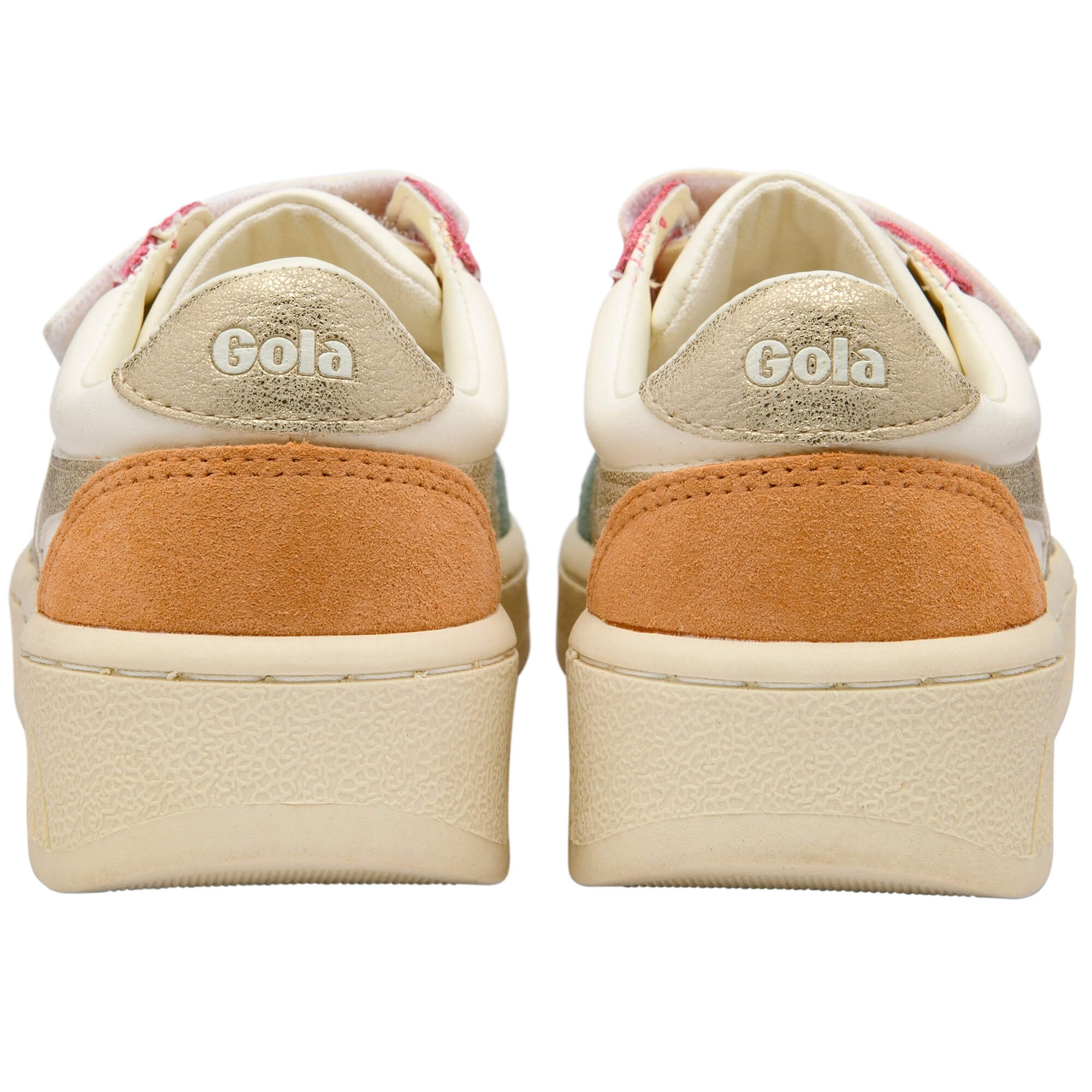 gola-grandslam-quadrant-strap-kinder-sneaker-off-white-green-mist image 4