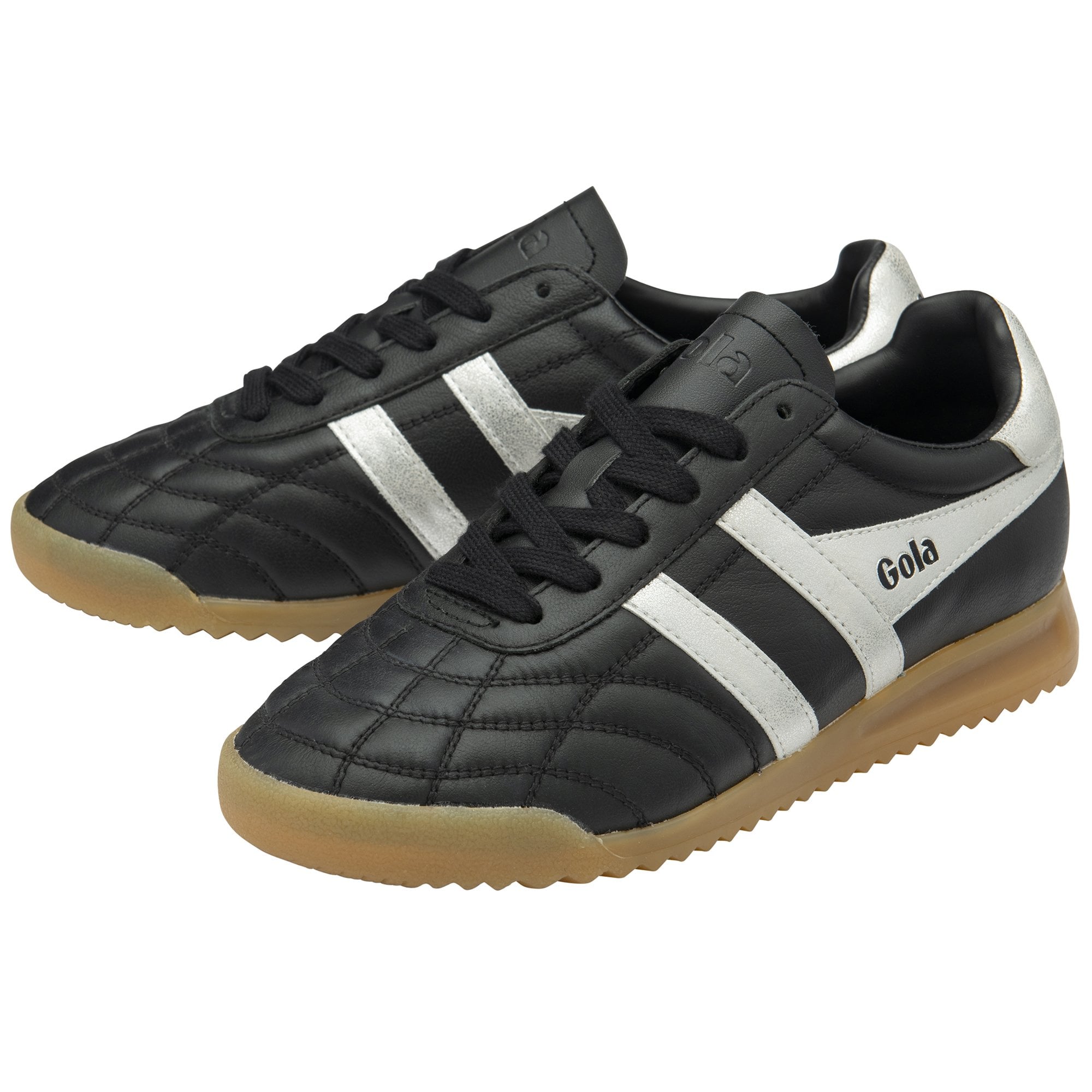 gola-stadium-damen-stadiontrainer-schwarz-silber-sneaker image 3