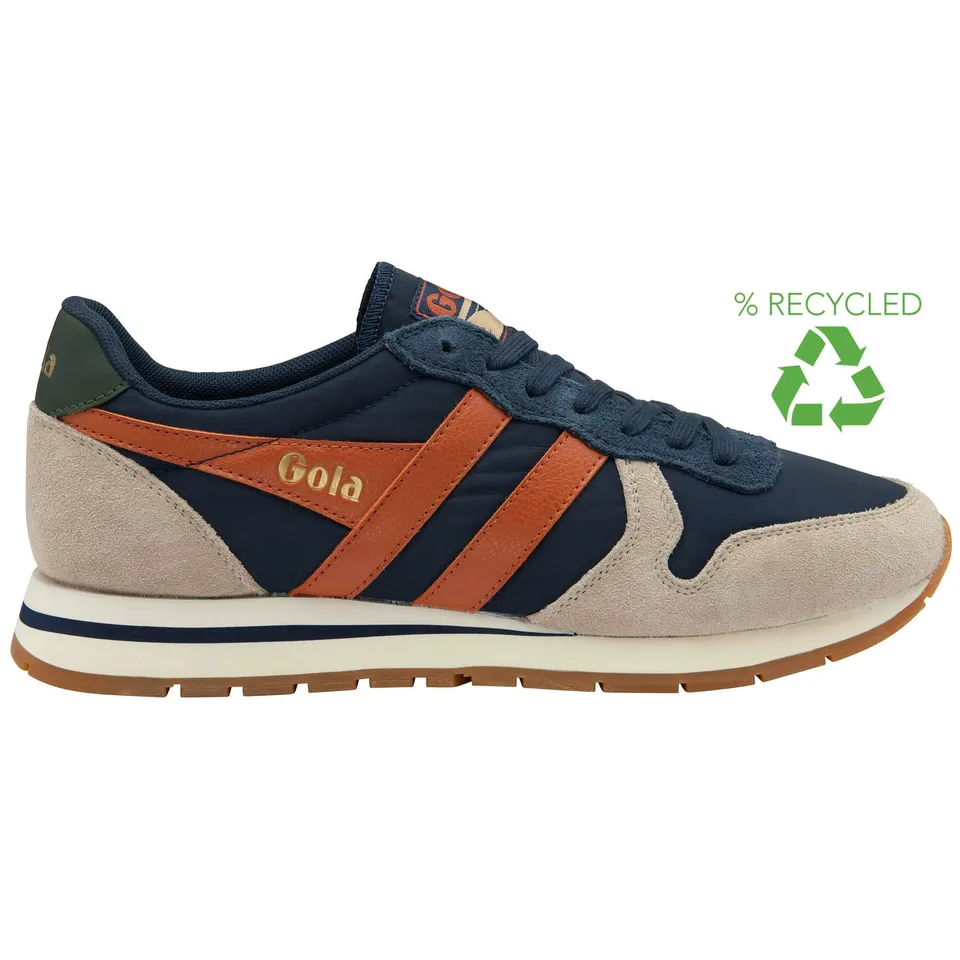 gola-daytona-chute-turnschuh-f-r-herren-marineblau-beige-orange image 1