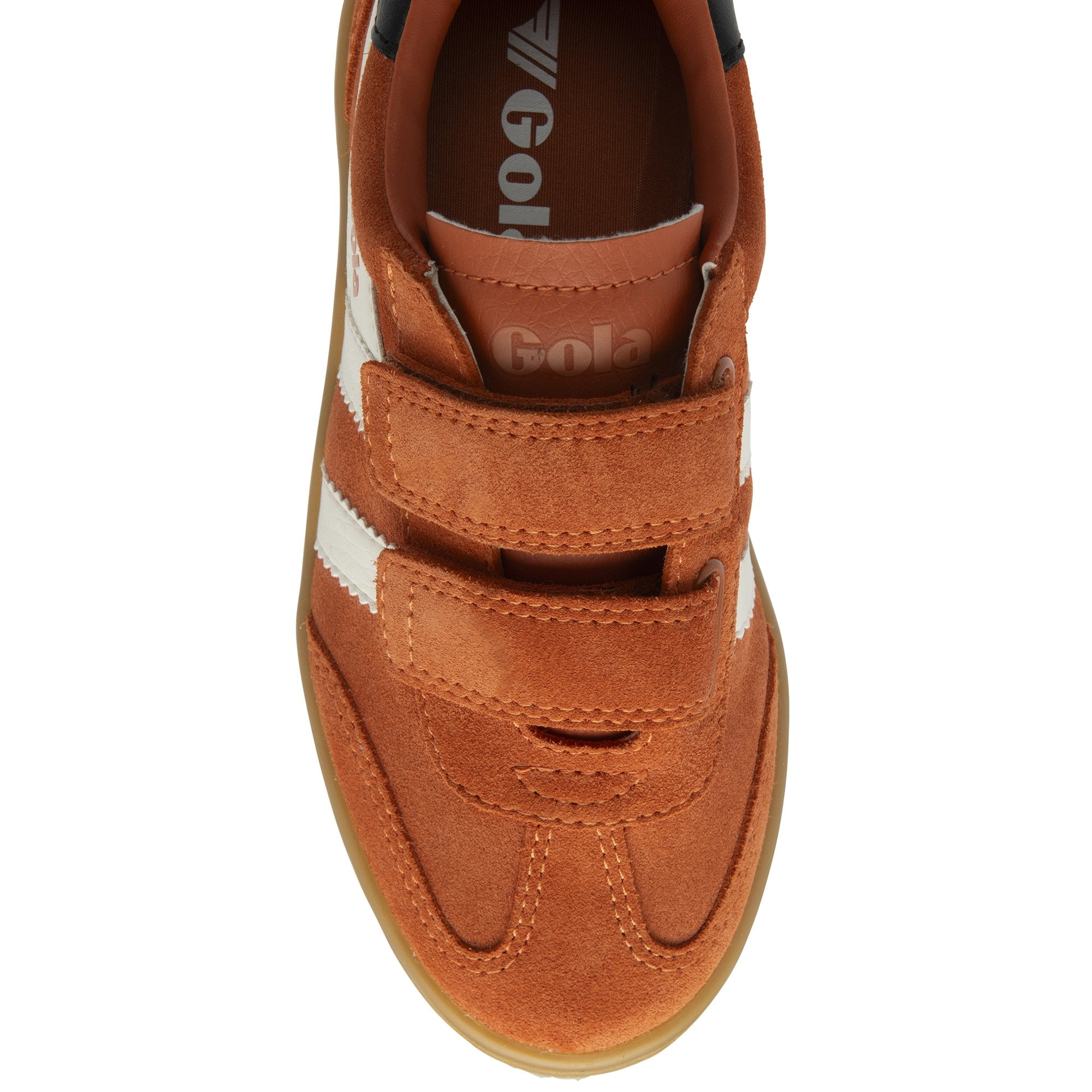 gola-viper-strap-kinder-sneaker-orange-creme-klett image 5