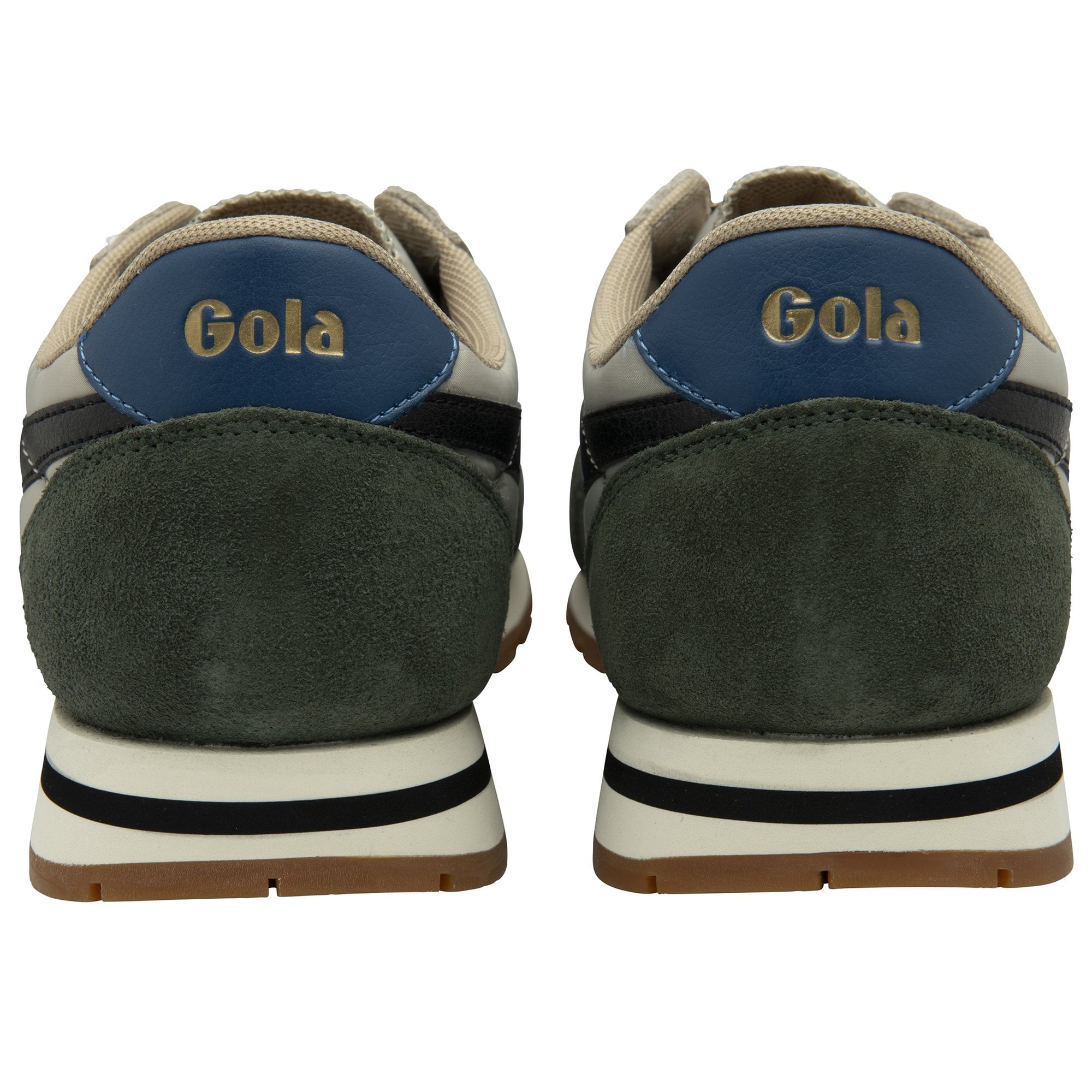 gola-daytona-herren-sneaker-beige-dunkelkhaki-schwarz image 4