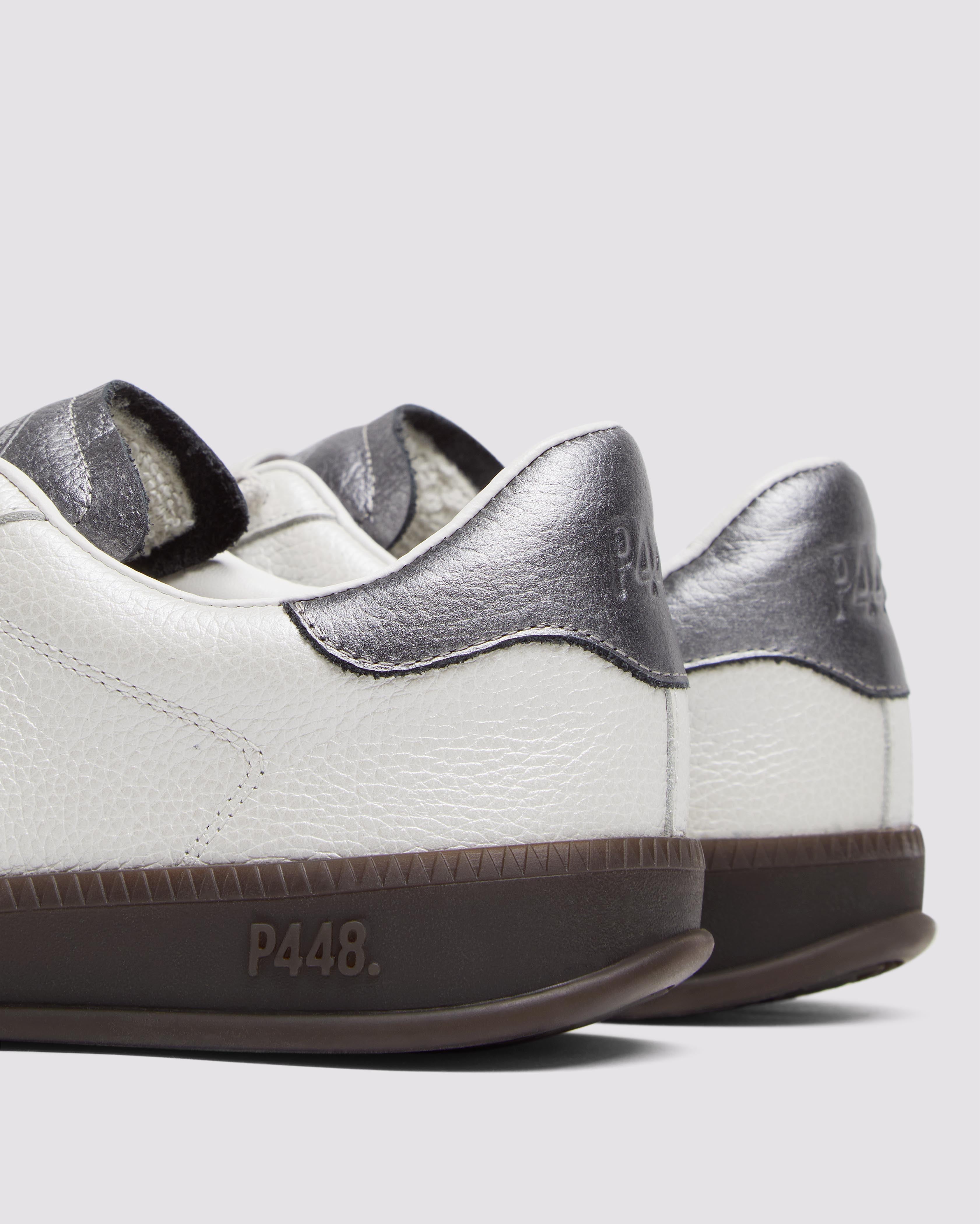 p448-monza-metallic-silver-damen-low-top-sneaker image 5