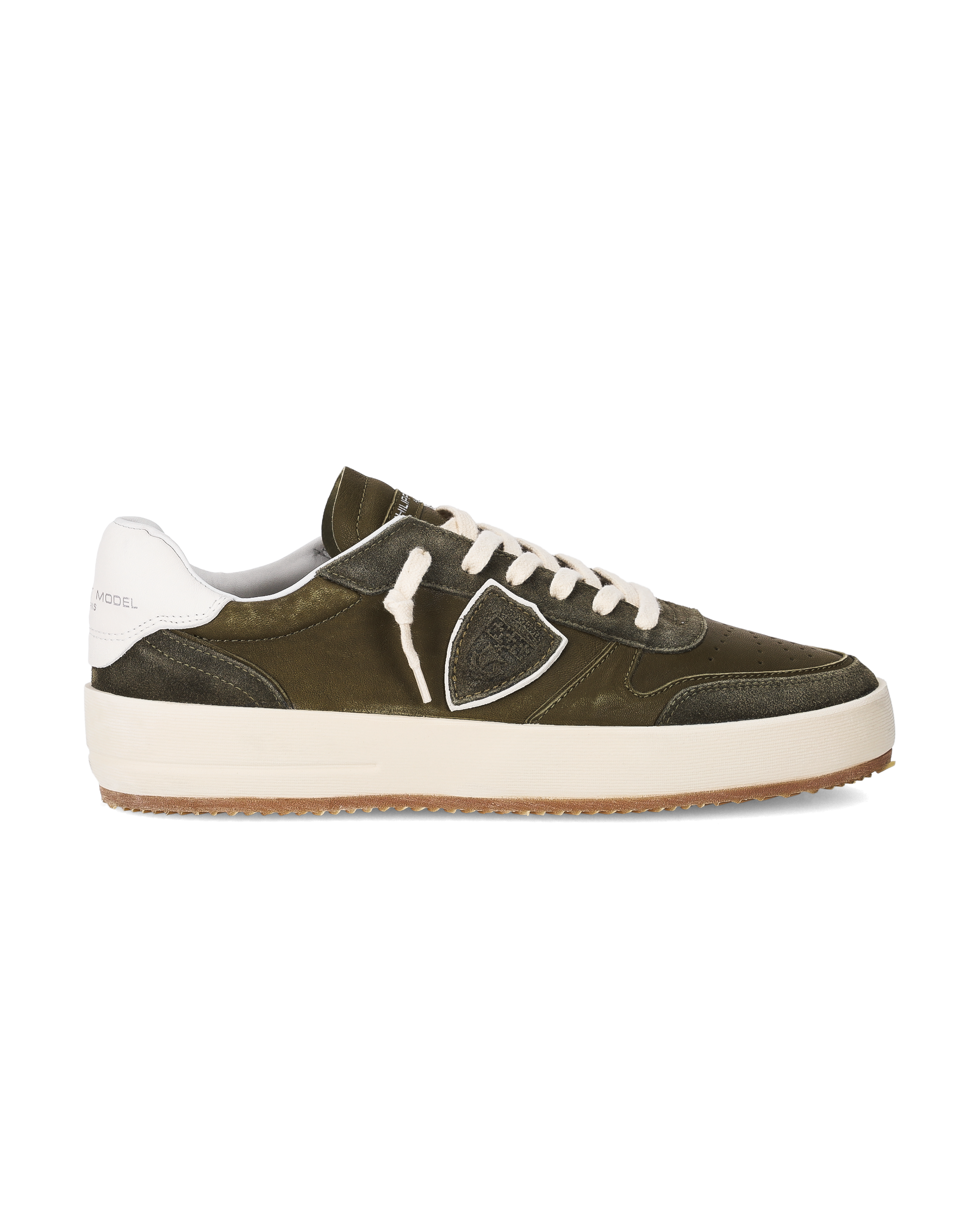 philippe-model-nice-herren-sneaker-vert-militaire image 1