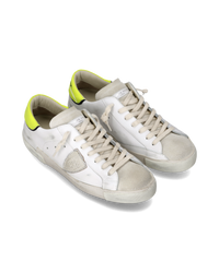 philippe-model-prsx-sneaker-herren-wei-gelb-fluo image 5