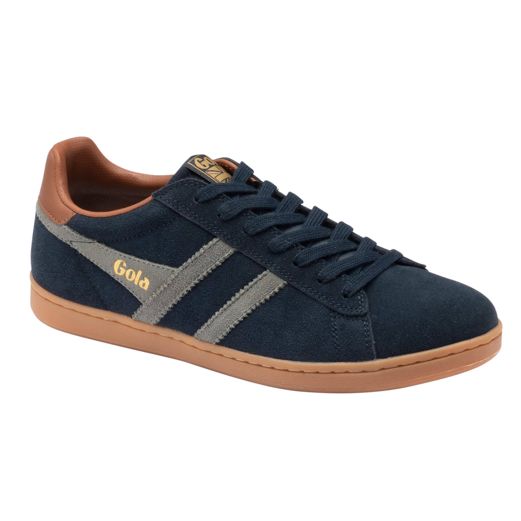 gola-equipe-ii-herren-turnschuhe-aus-wildleder-navy-grau image 2