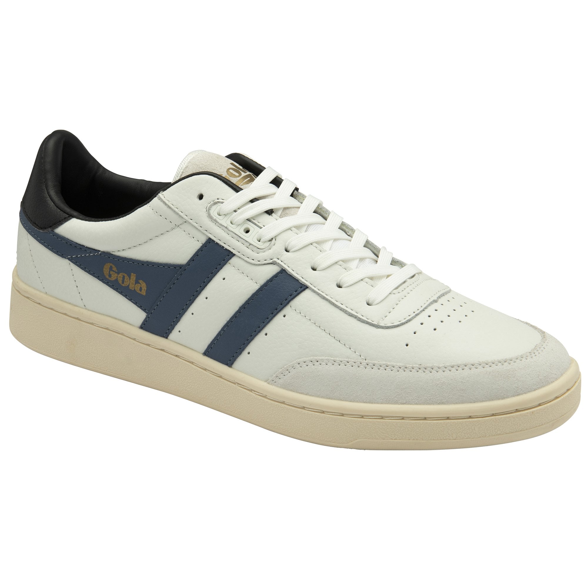 gola-contact-leather-herren-sneaker-wei-schwarz-cupsohle-2 image 2