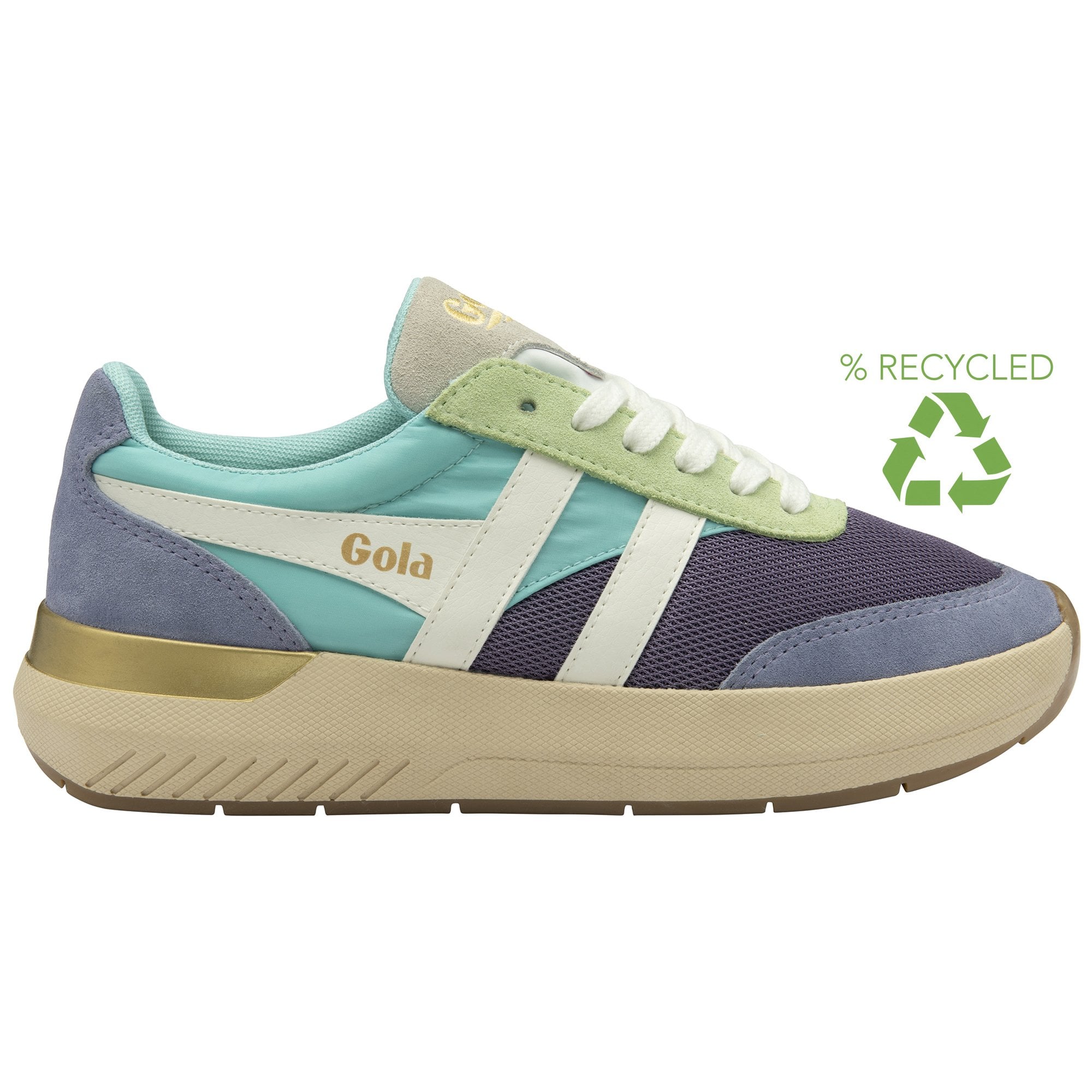 gola-raven-sneaker-f-r-damen-mesh-sneaker-pflaume-meeresnebel image 1