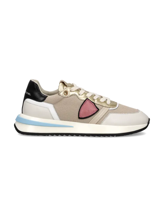 philippe-model-tropez-2-1-damen-sneaker-sand-gold-fuchsia image 1
