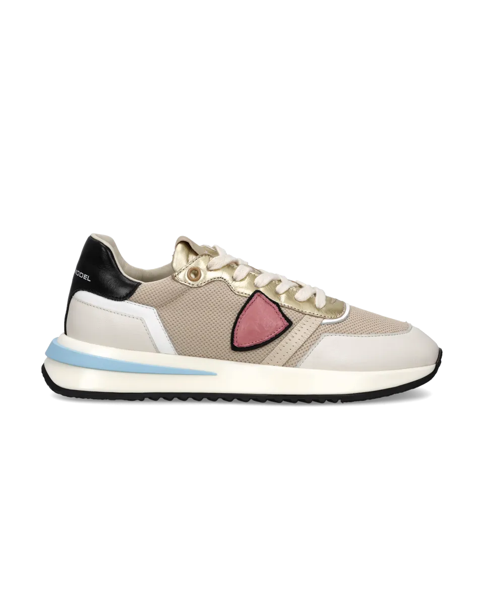 philippe-model-tropez-2-1-damen-sneaker-sand-gold-fuchsia image 1