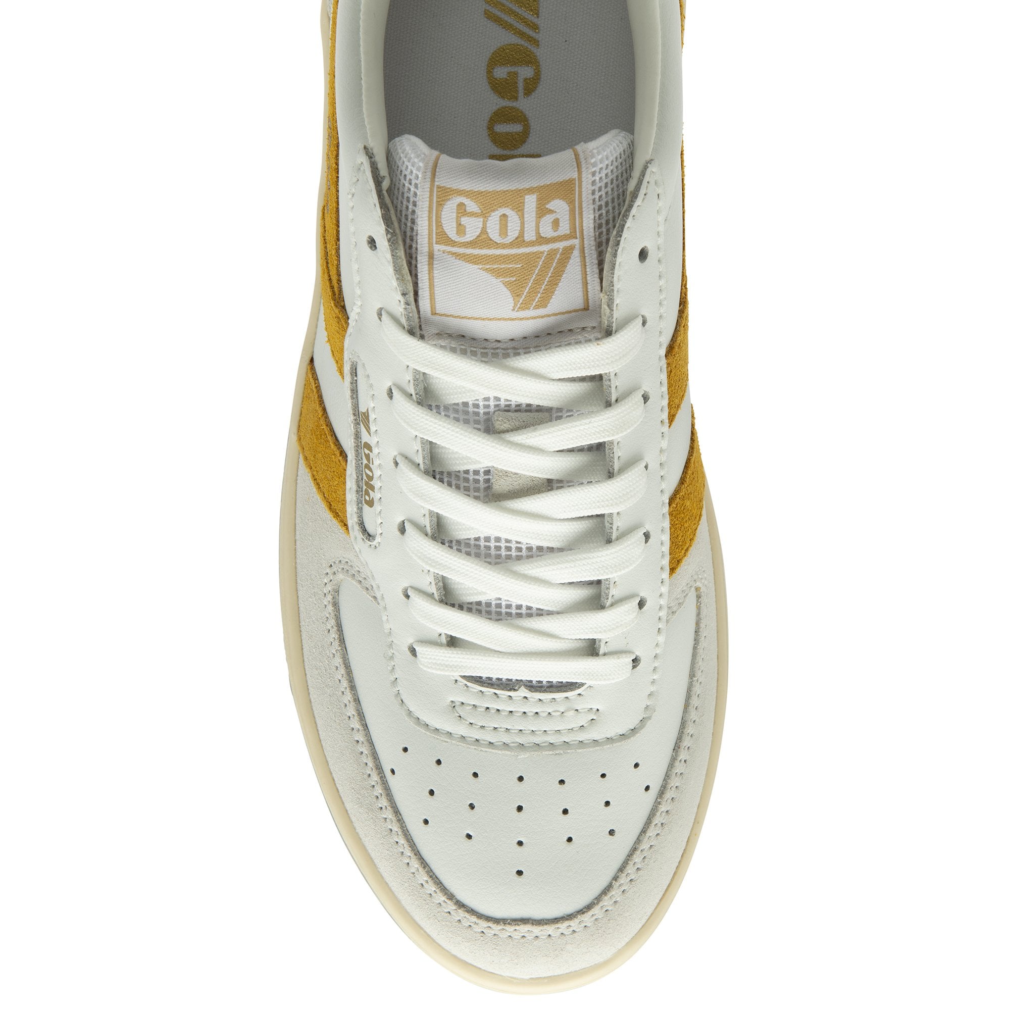 gola-hawk-damen-sneaker-wei-sonnengelb-orange image 5