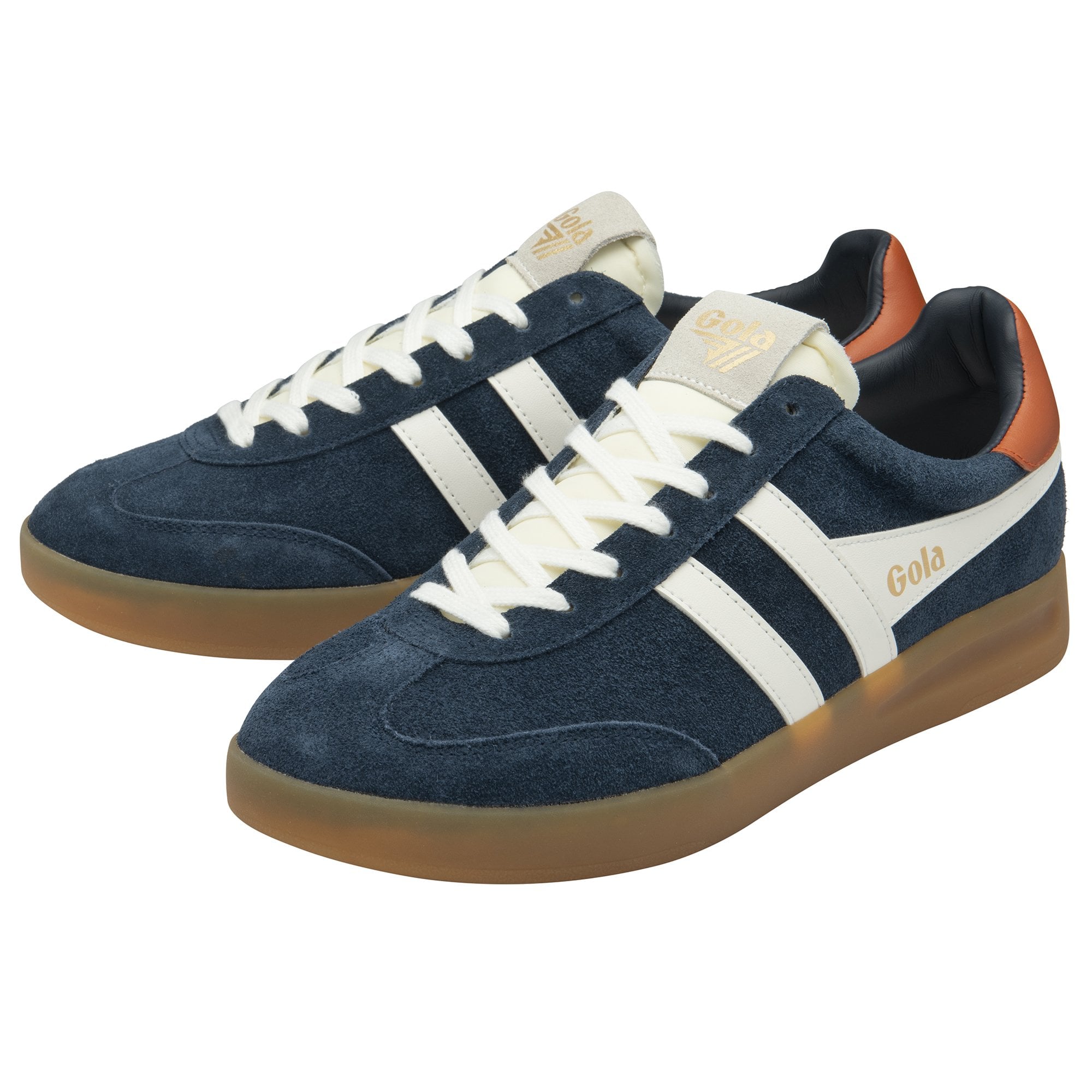 gola-cyclone-sneaker-f-r-herren-marineblau-creme-orange image 3
