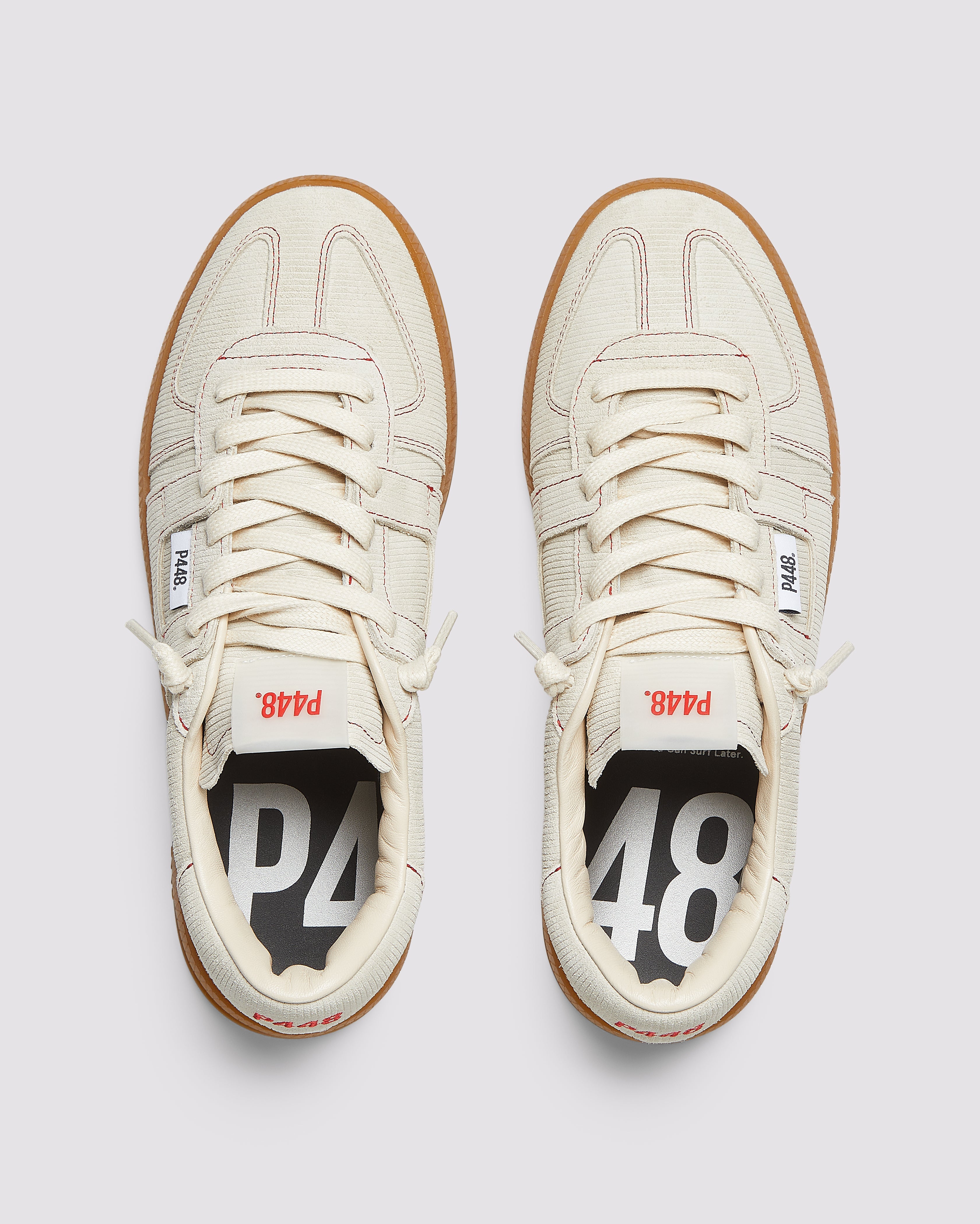 p448-monza-herren-sneaker-corduroy-cream image 2