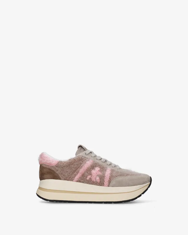 premiata-bethcoin-8708-sneaker-damen-beige-pink-mohair image 1