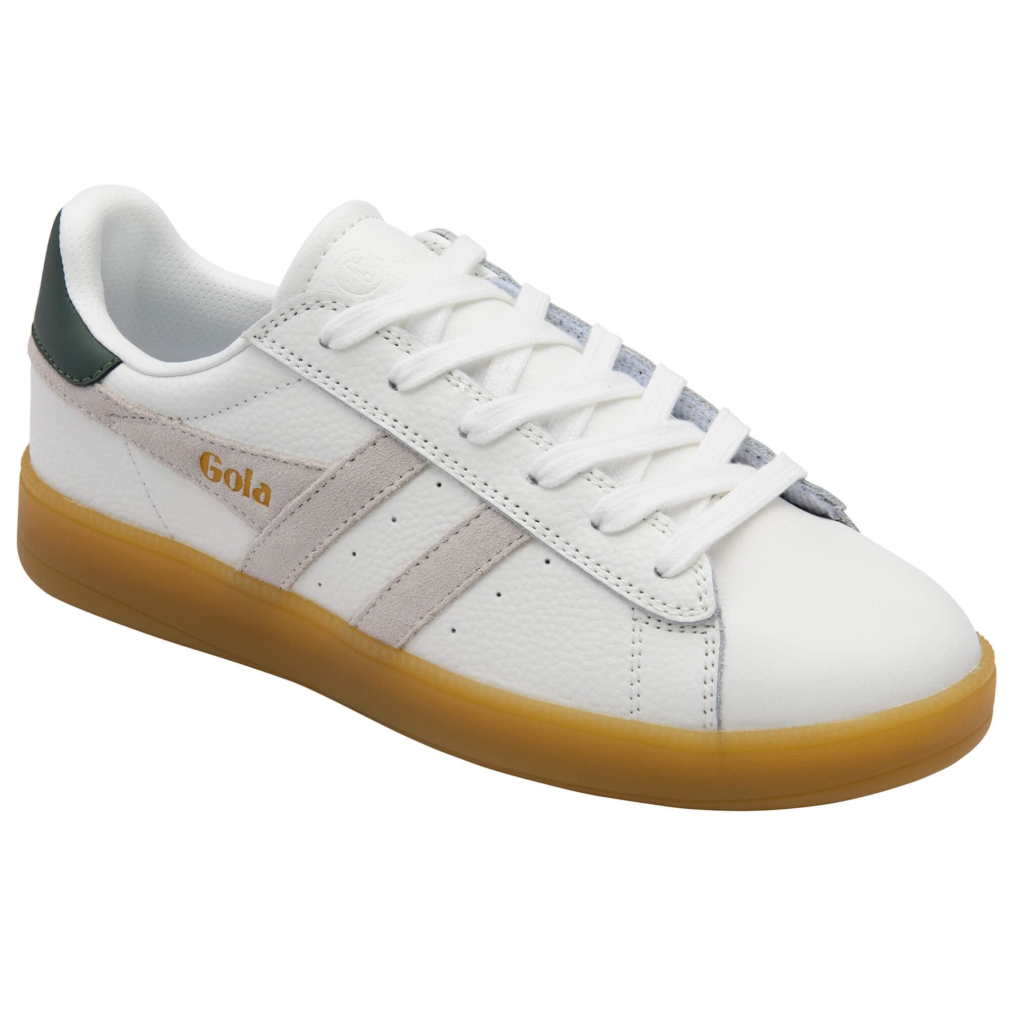 gola-aztec-leder-sneaker-f-r-damen-wei-creme-evergreen image 2
