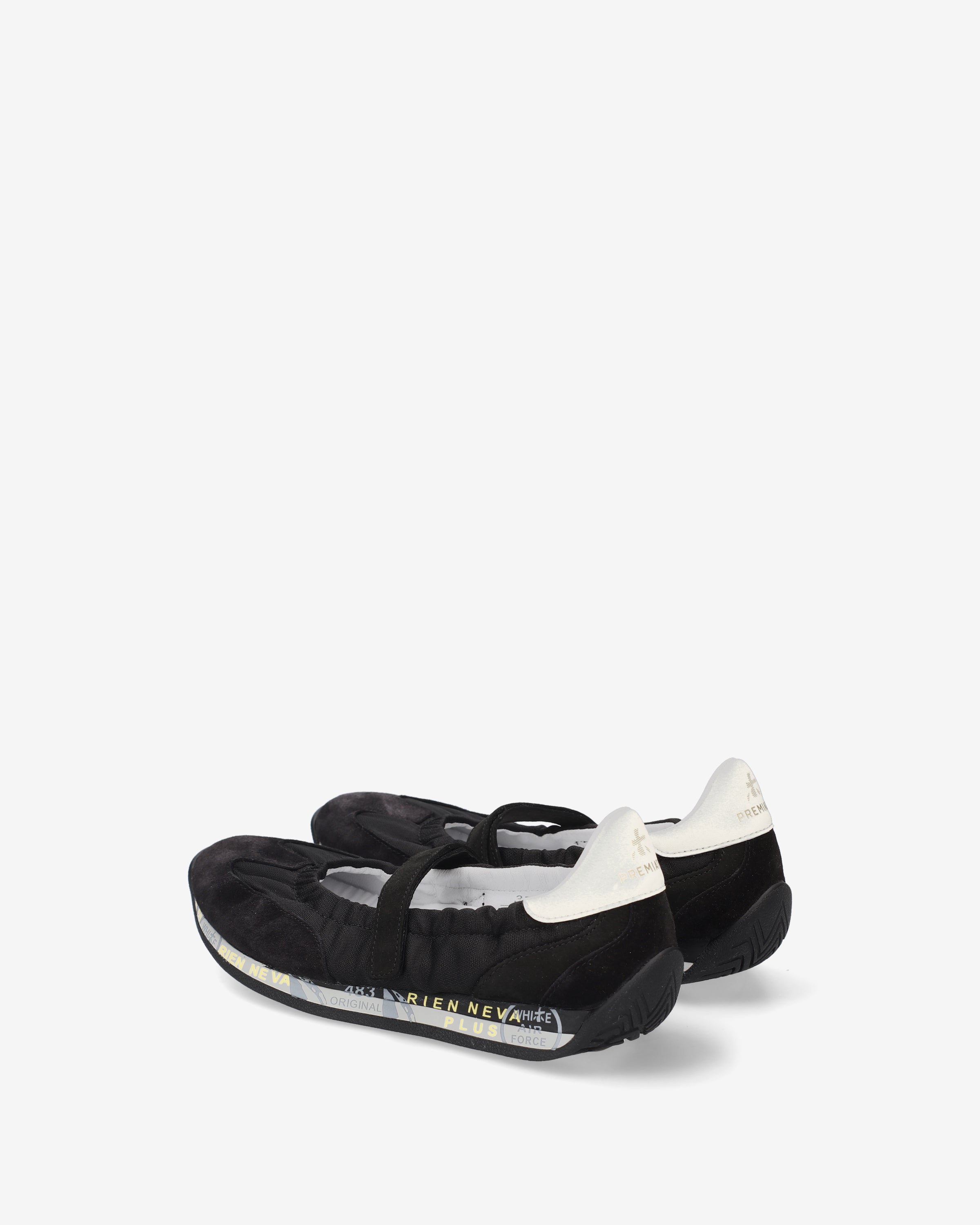 premiata-rina-8306-ballerina-schwarz-panna image 5