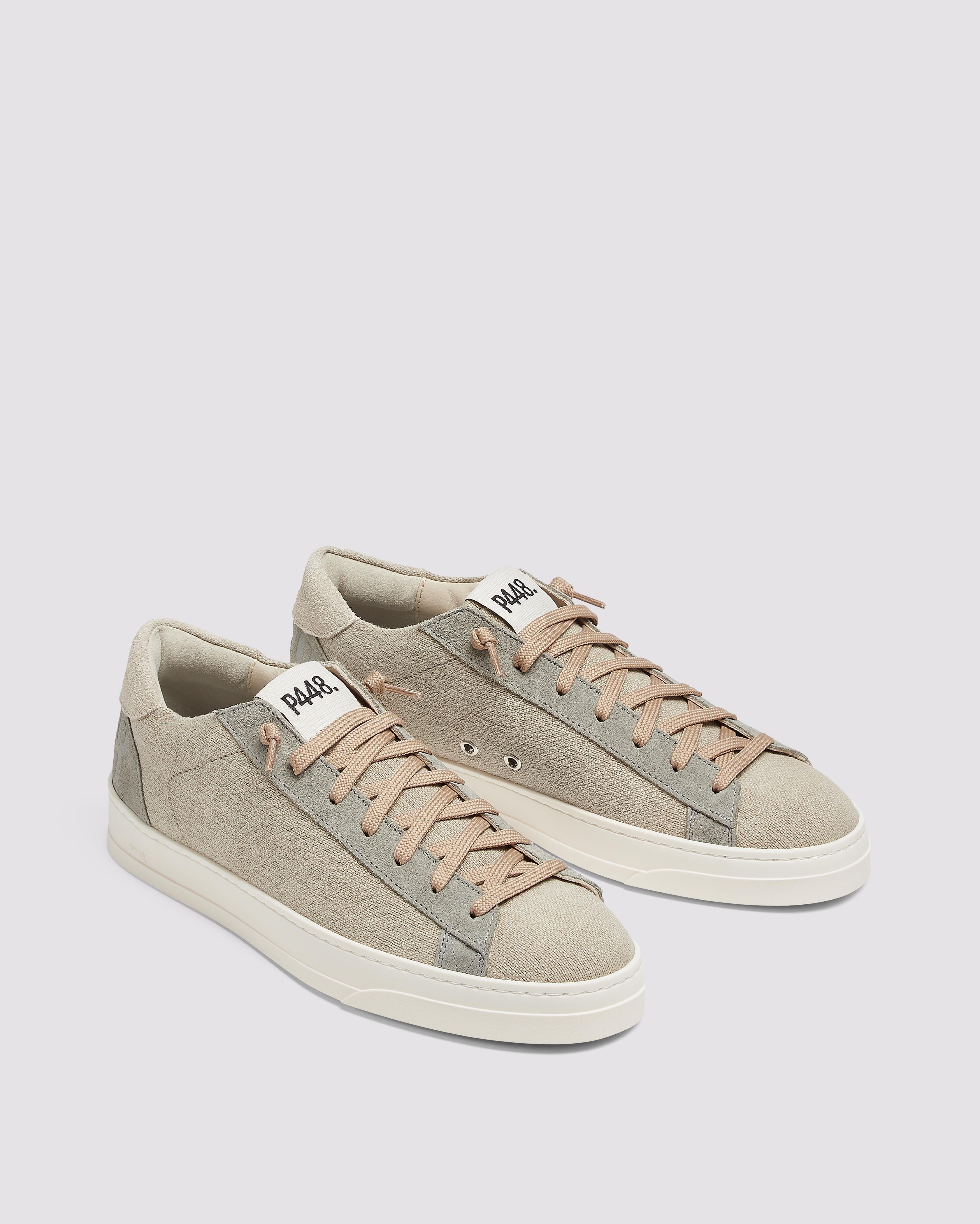 p448-jack-herren-sneaker-canvas-beige image 3