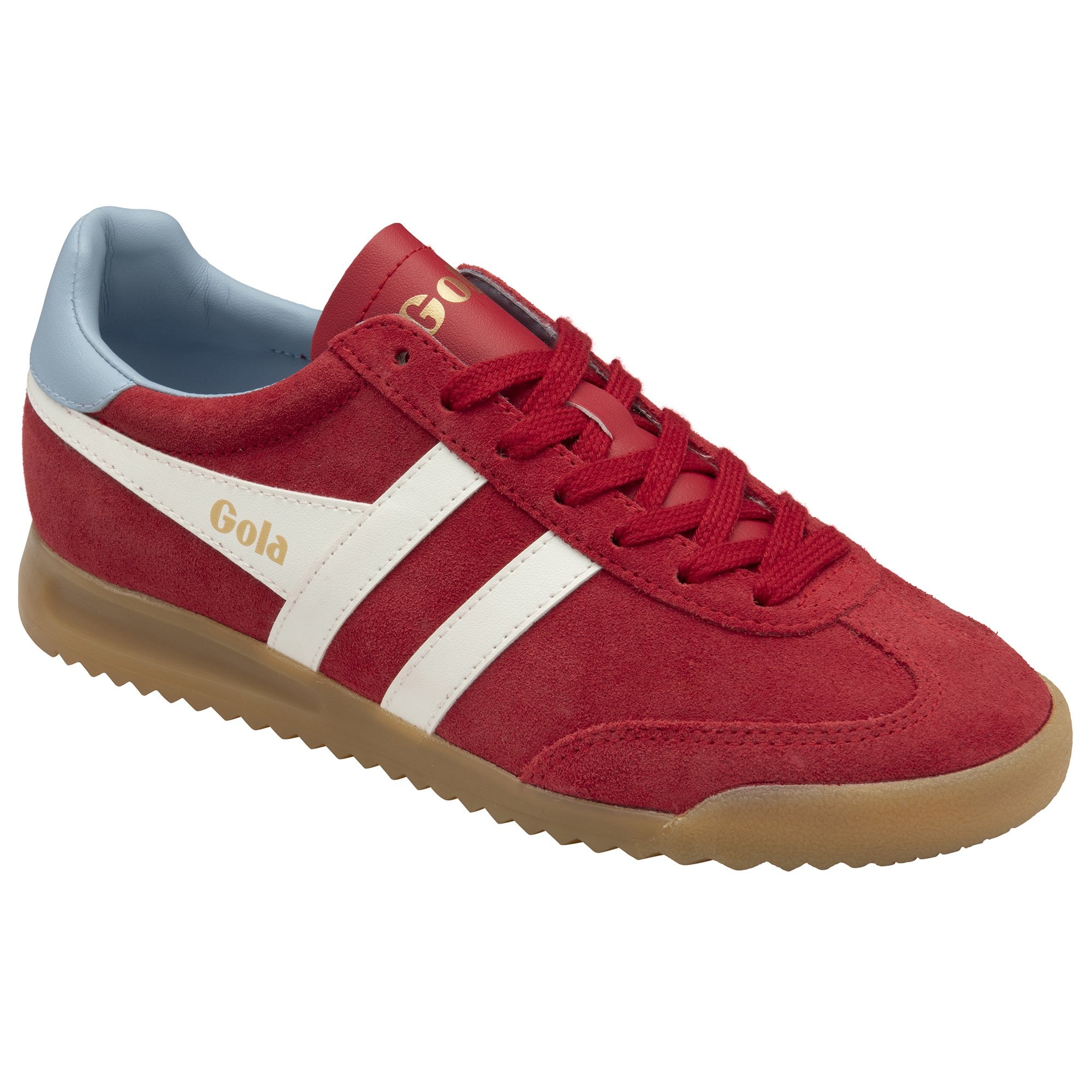gola-torpedo-damen-sneaker-rot-off-white-hellblau image 2
