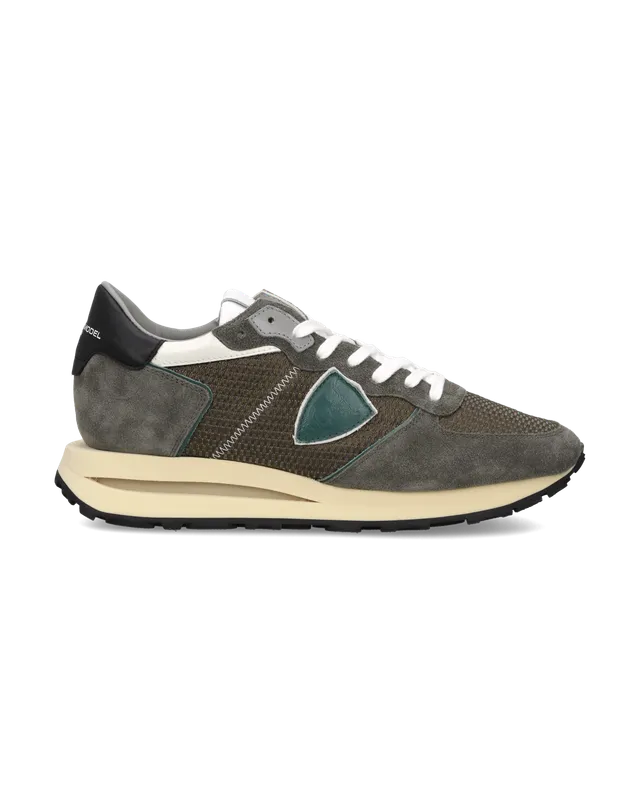 philippe-model-tropez-haute-herren-sneaker-vert-militaire image 1