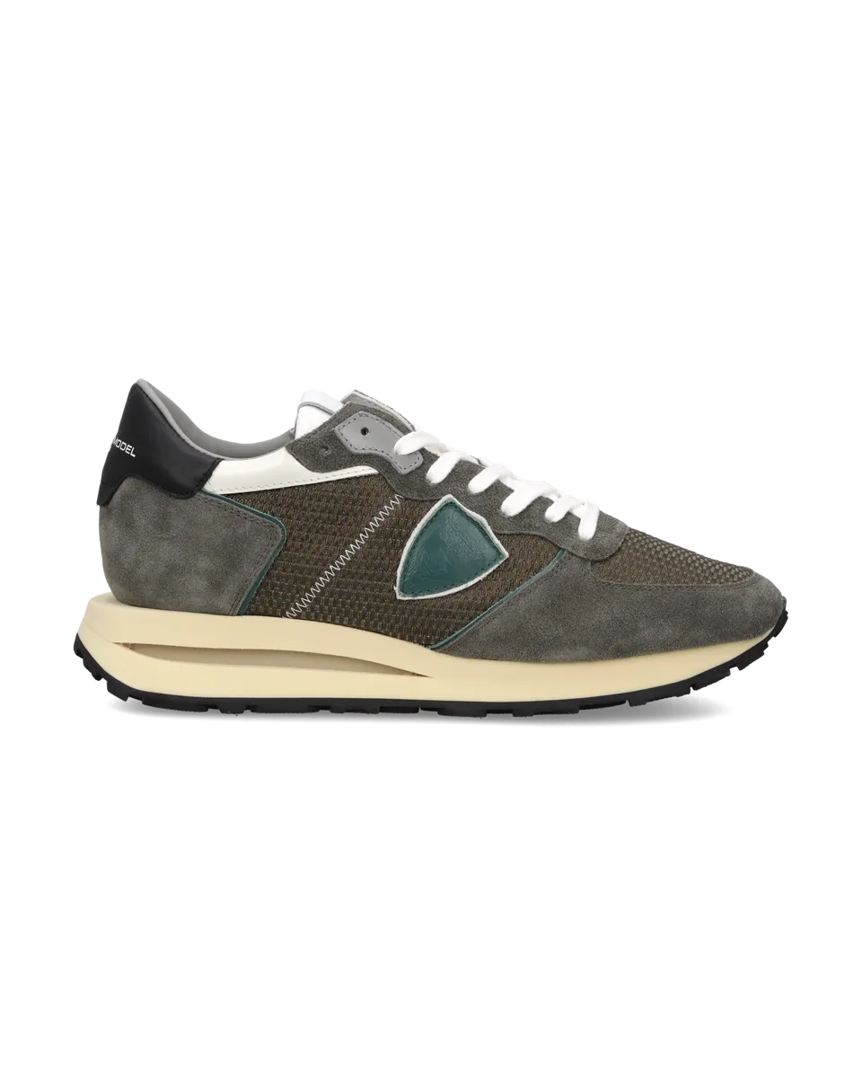 philippe-model-tropez-haute-herren-sneaker-vert-militaire image 1