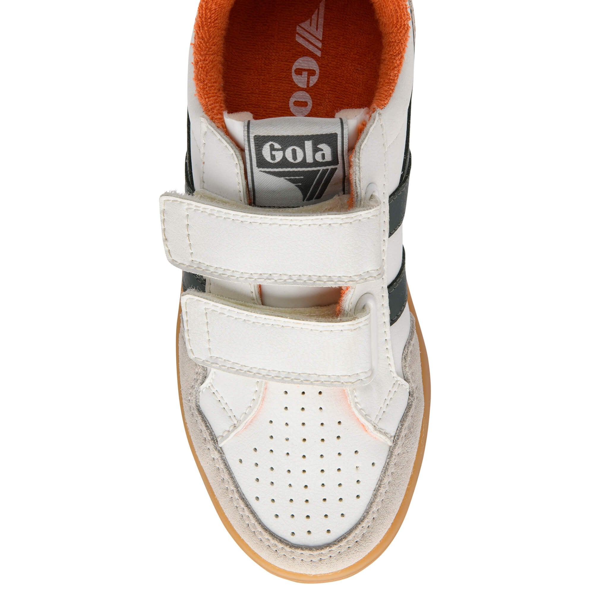 gola-eagle-strap-turnschuh-f-r-kinder-wei-khaki-orange image 5