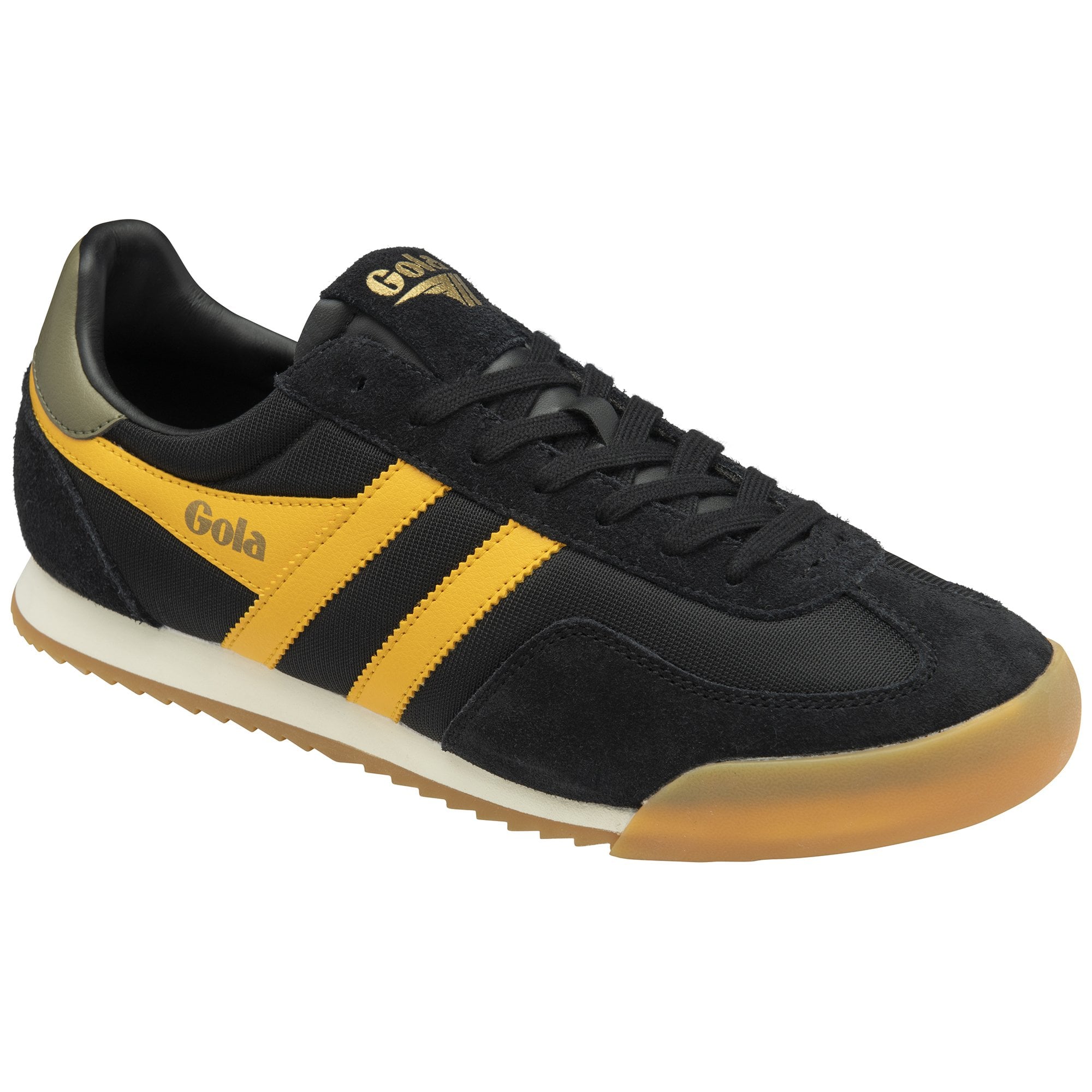 gola-europa-herren-sneaker-schwarz-sonnengelb-khaki image 2