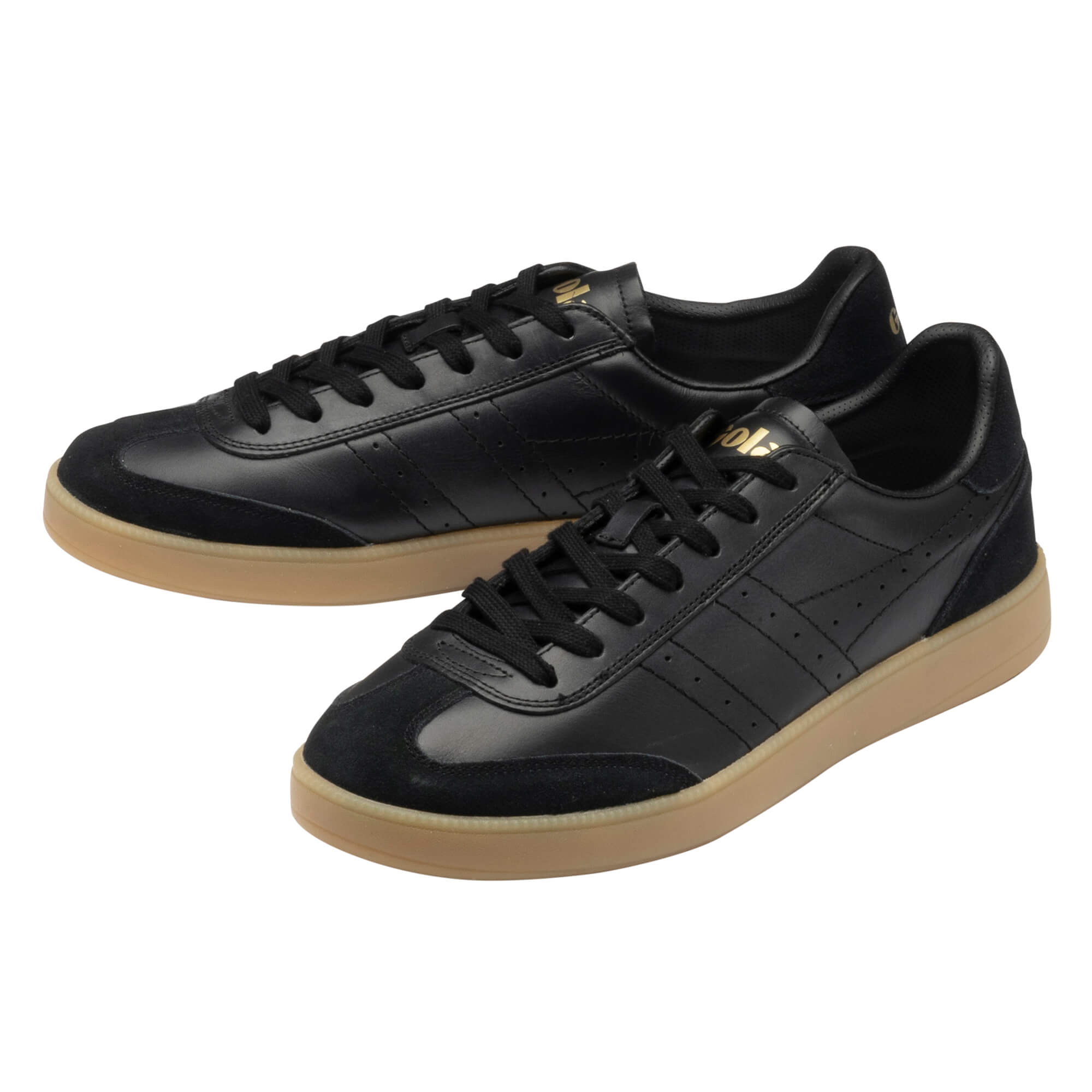 gola-viper-luxe-herren-turnschuhe-schwarzes-leder image 3
