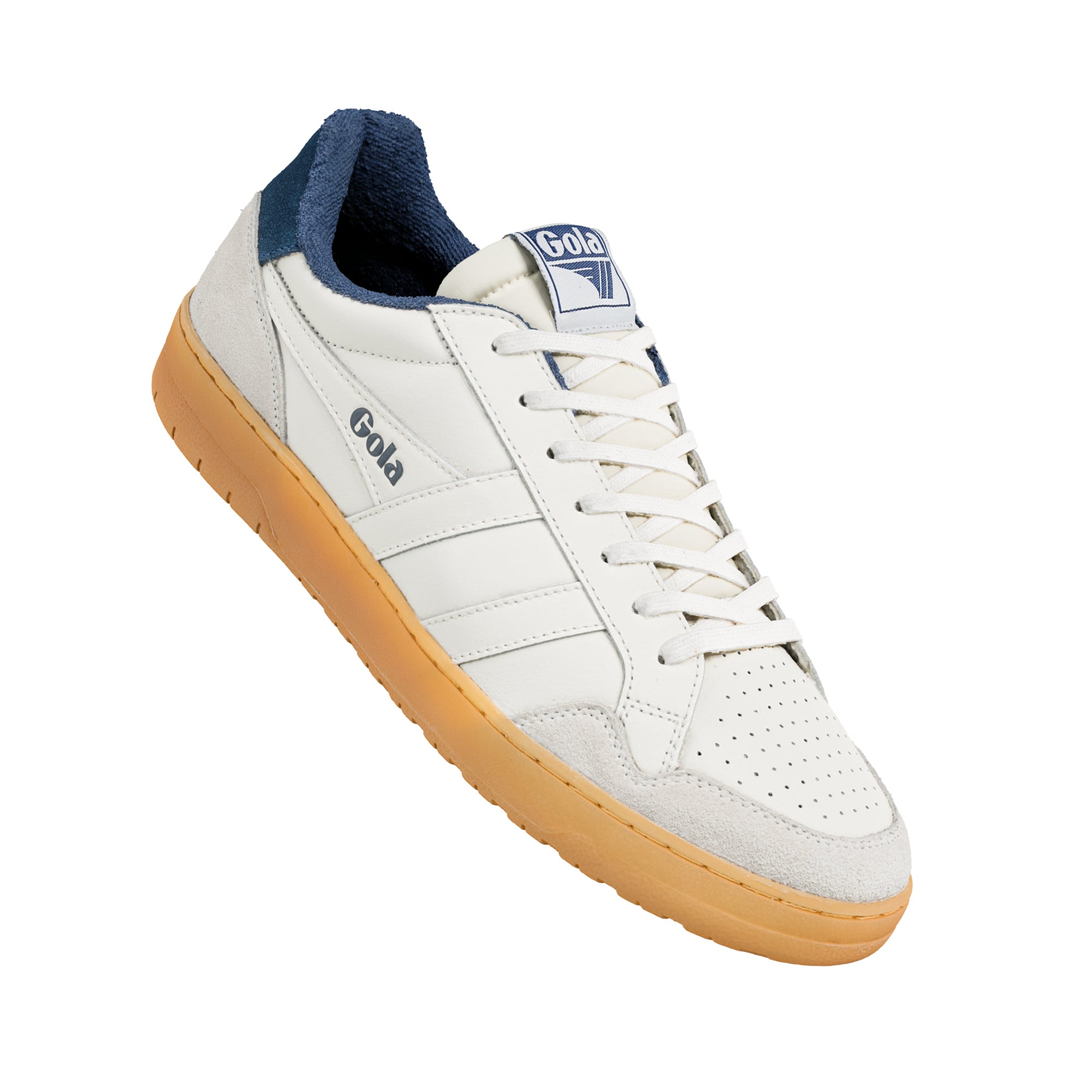 gola-eagle-86-herren-sneaker-off-white-marineblau-court image 5