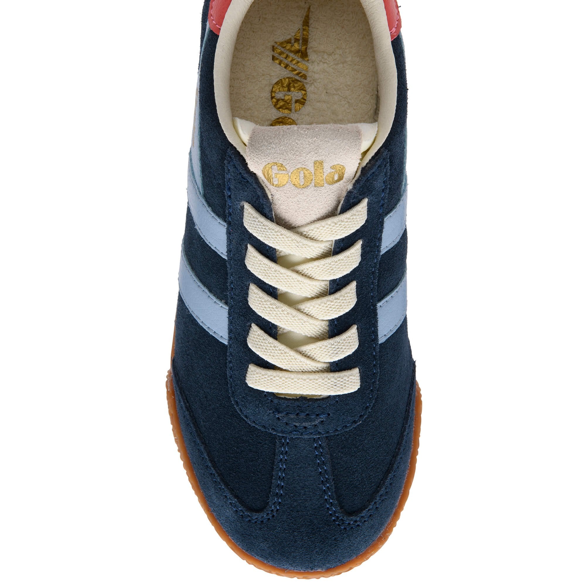 gola-elan-kinder-sneaker-navy-wildleder-hellblau-koralle image 5