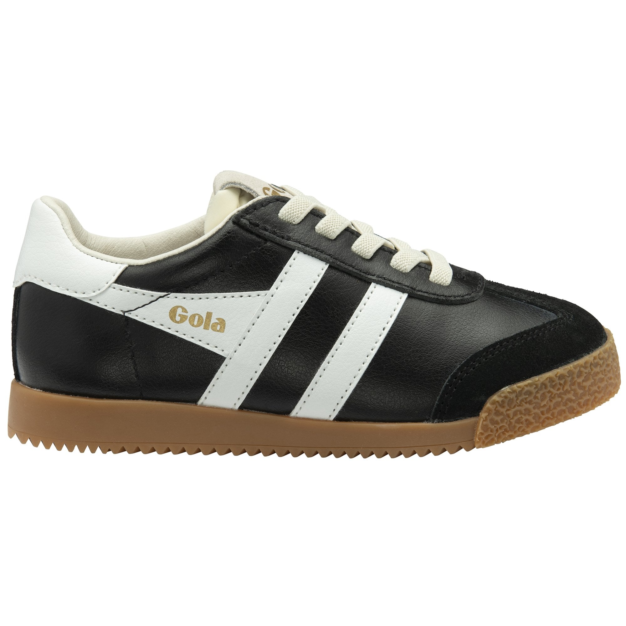 gola-elan-leder-sneaker-f-r-kinder-schwarz-wei image 1