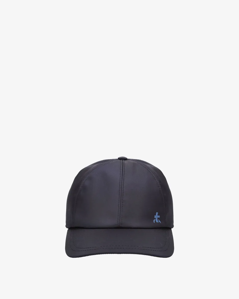 premiata-baseball-cap-nylon-blau-mit-sticklogo image 1