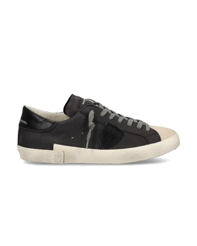 philippe-model-prsx-sneaker-herren-anthrazit-beige image 1