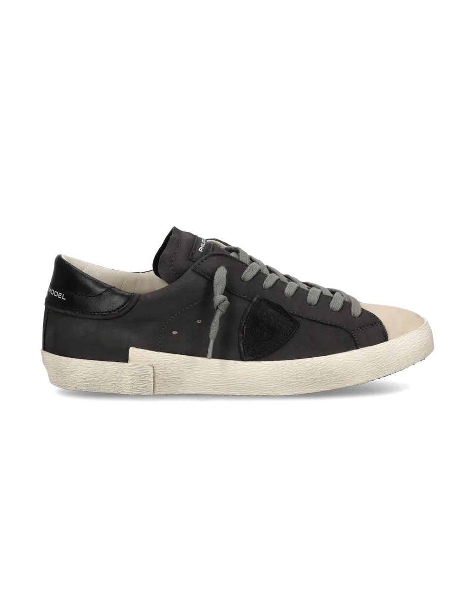 philippe-model-prsx-sneaker-herren-anthrazit-beige image 1