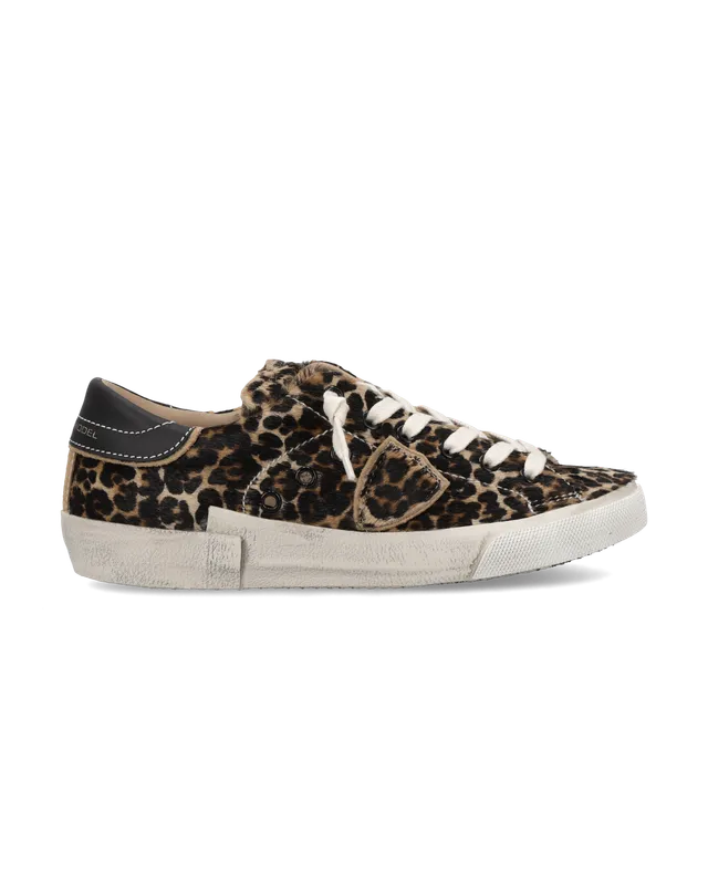 philippe-model-prsx-sneaker-damen-animal-print-schwarz image 1