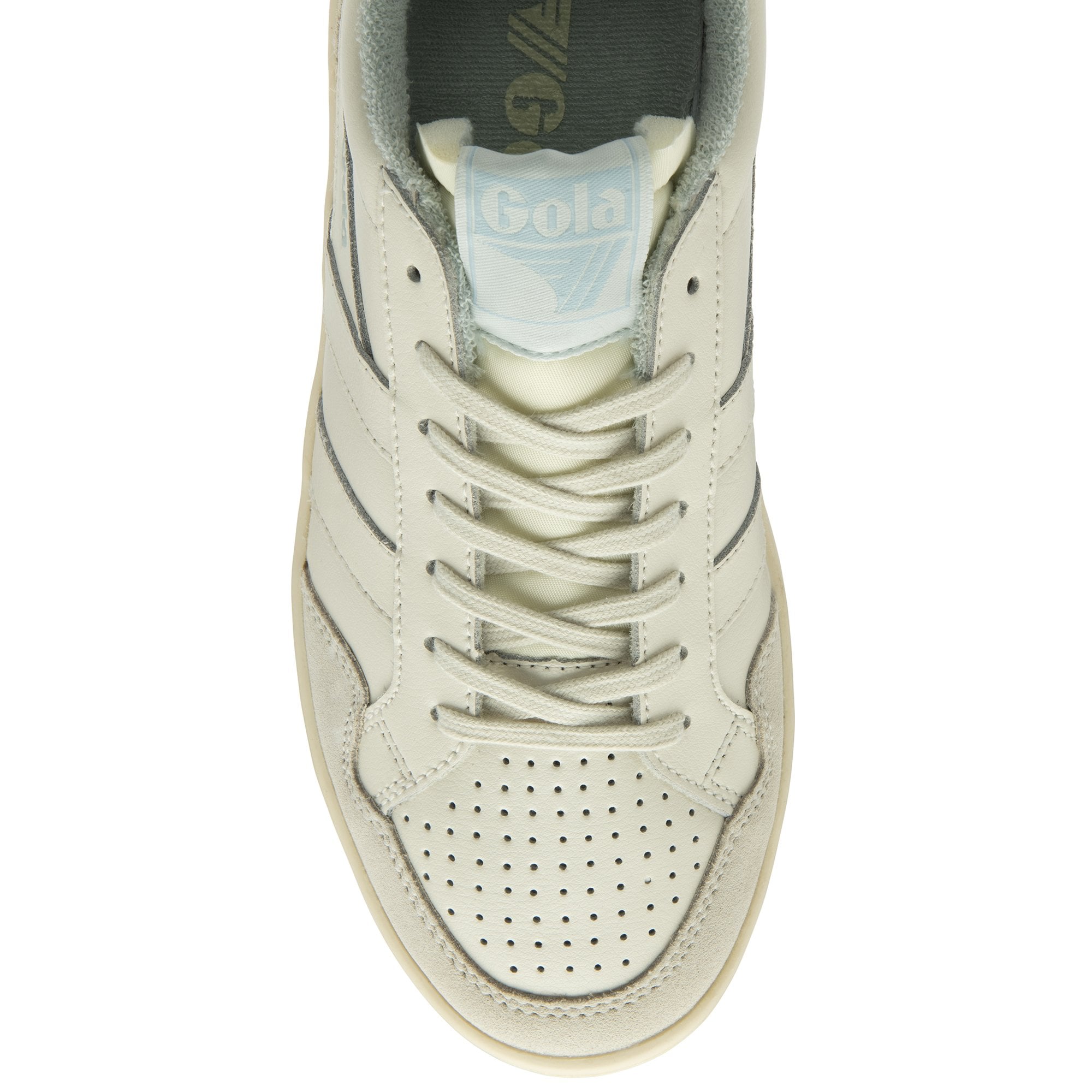 gola-eagle-damen-court-sneaker-off-white-eisblau image 5