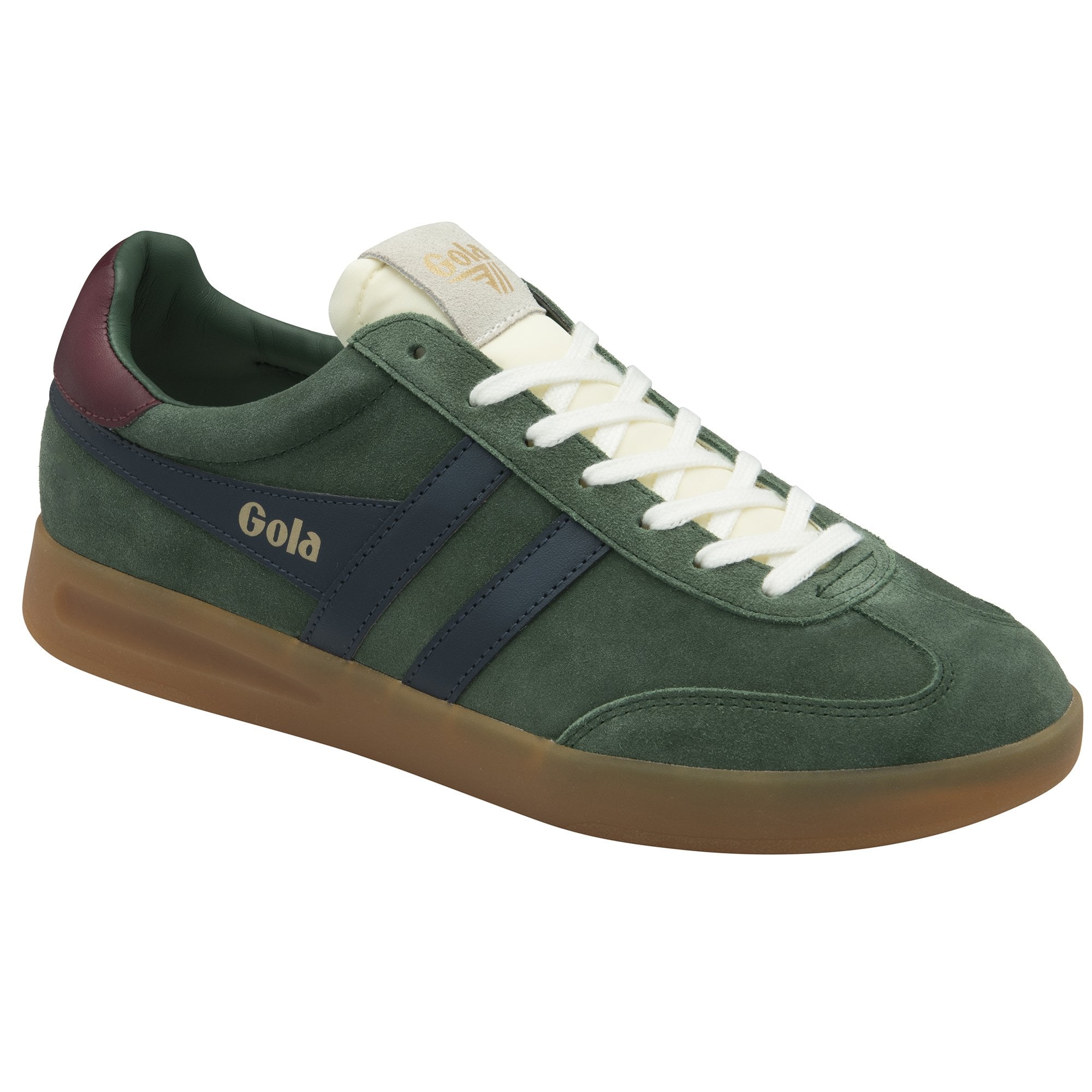 gola-cyclone-herren-sneaker-evergreen-navy-burgundy image 2