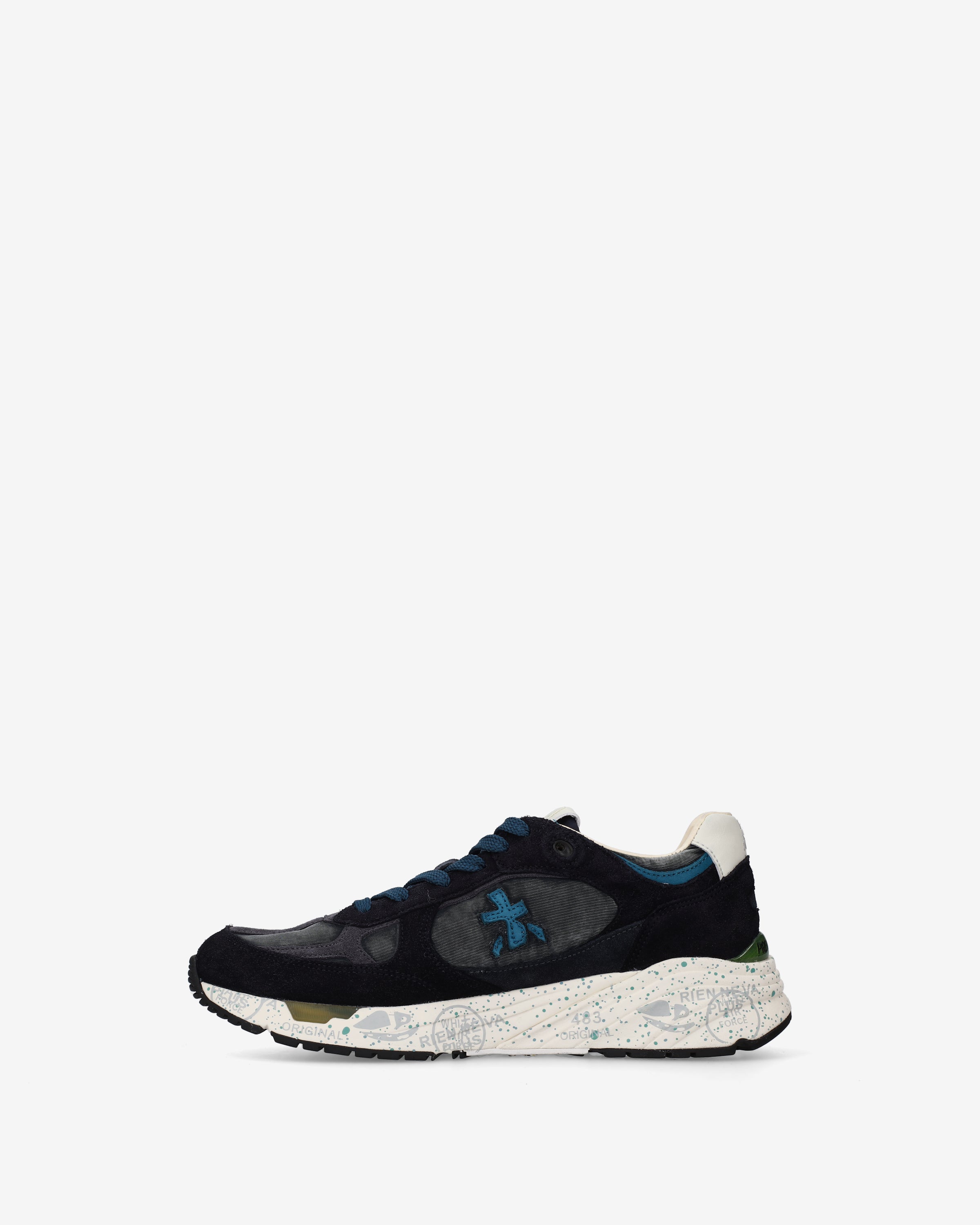 premiata-mased-8519-sneaker-damen-blau-suede image 3