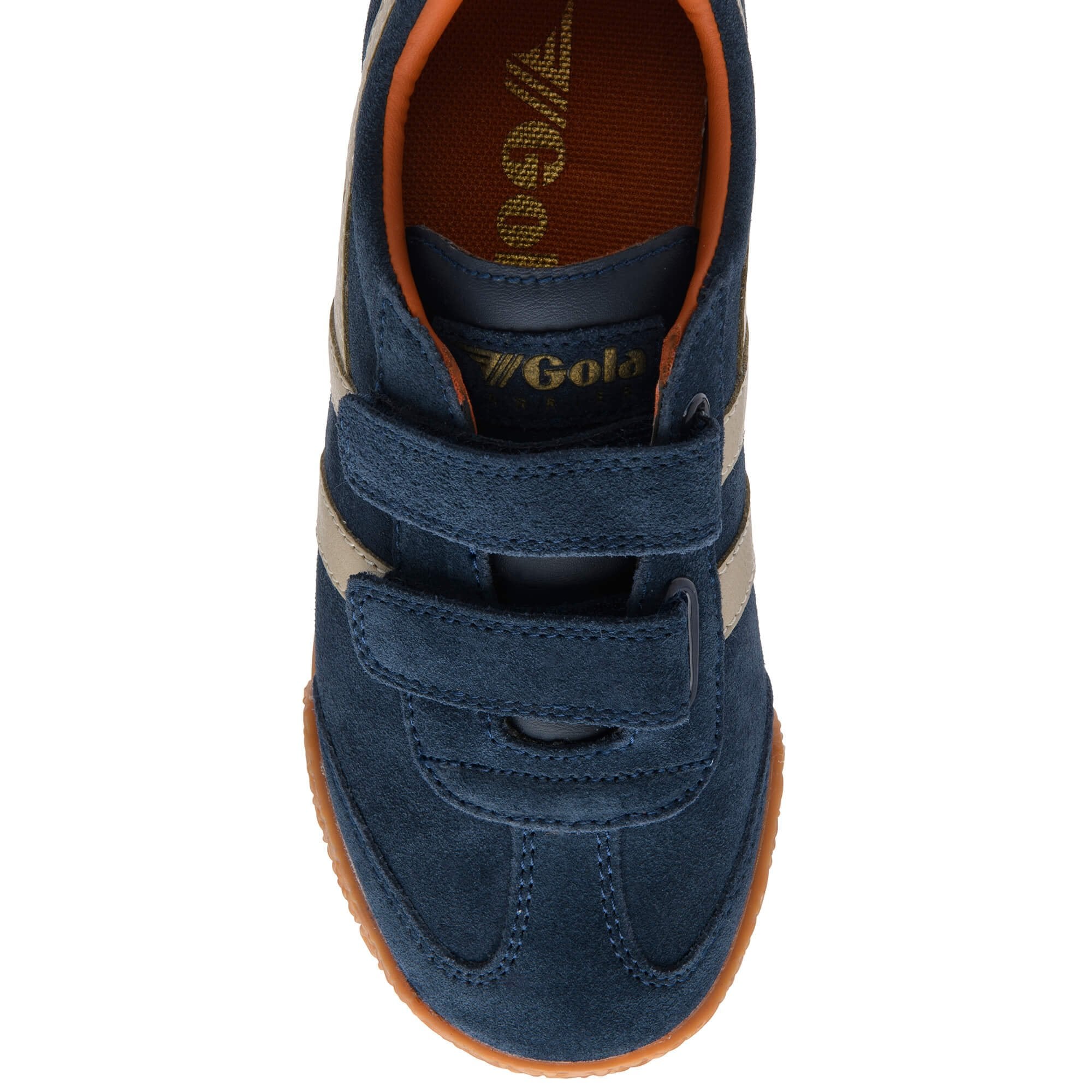 gola-harrier-strap-kinder-sneaker-wildleder-marineblau image 5