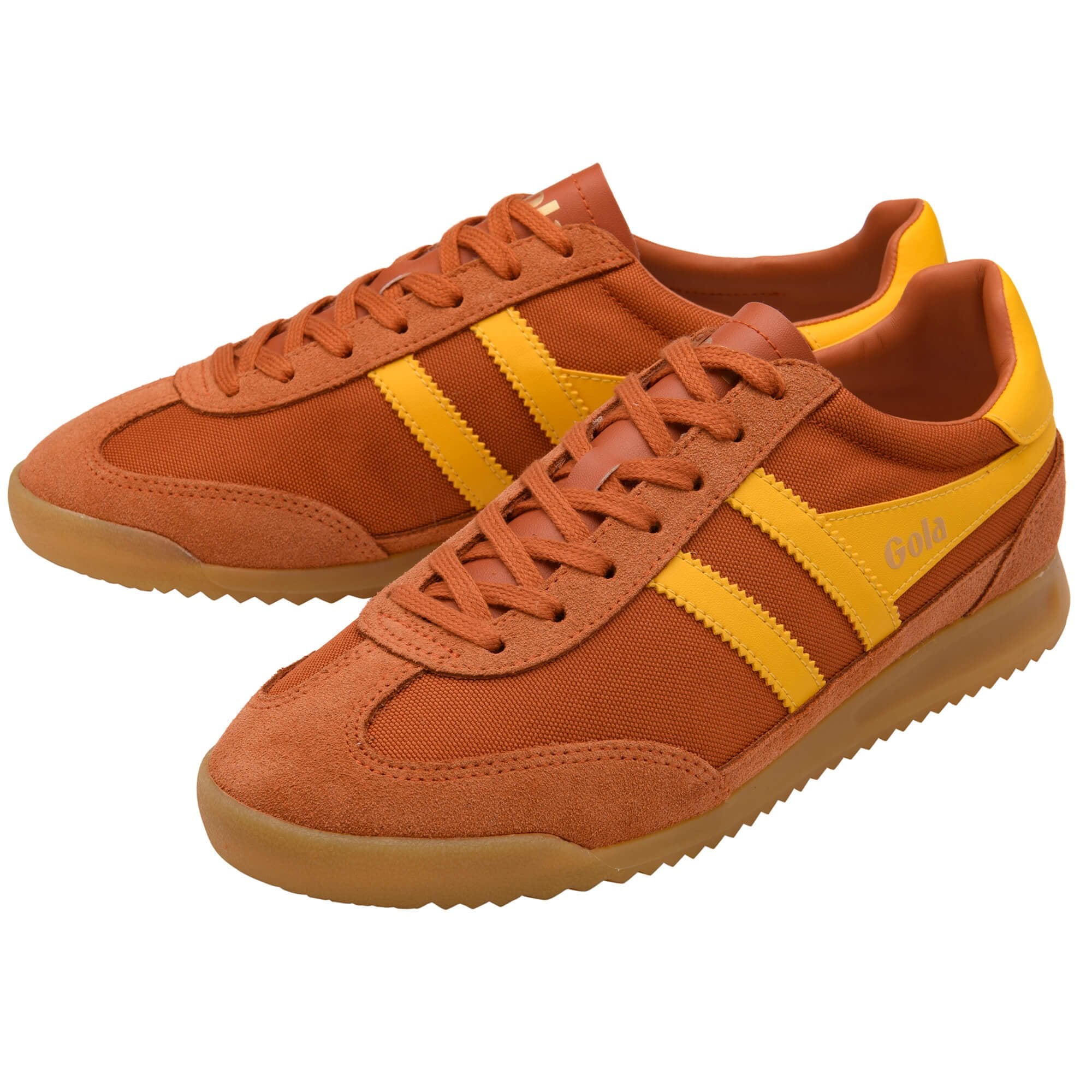 gola-tornado-herren-sneaker-nylon-orange-wildleder image 3