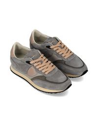 philippe-model-blville-femme-sneaker-gris-taupe-rose-grau-rosa image 4