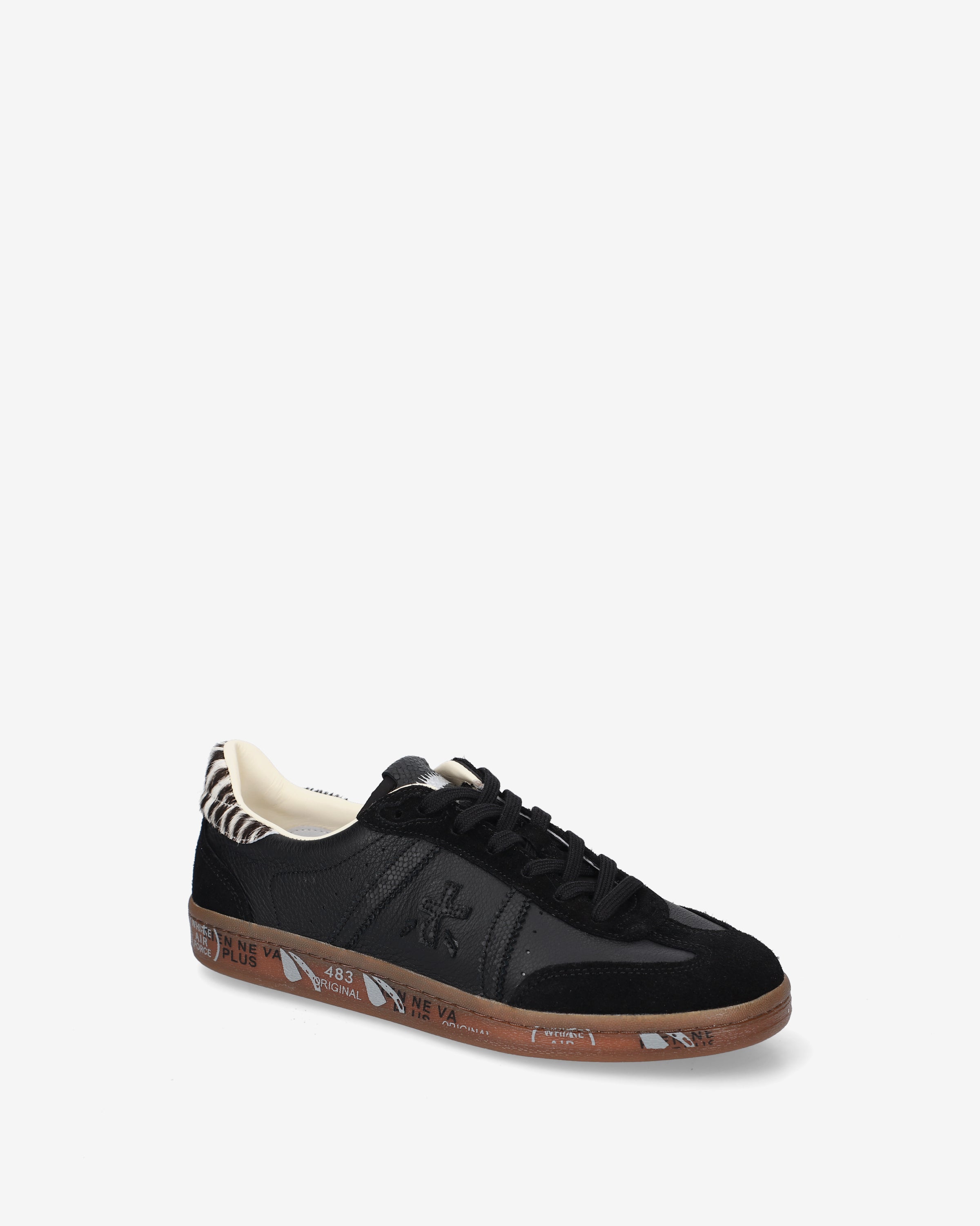 premiata-bonnied-8583-damen-sneaker-black-leder-suede image 4