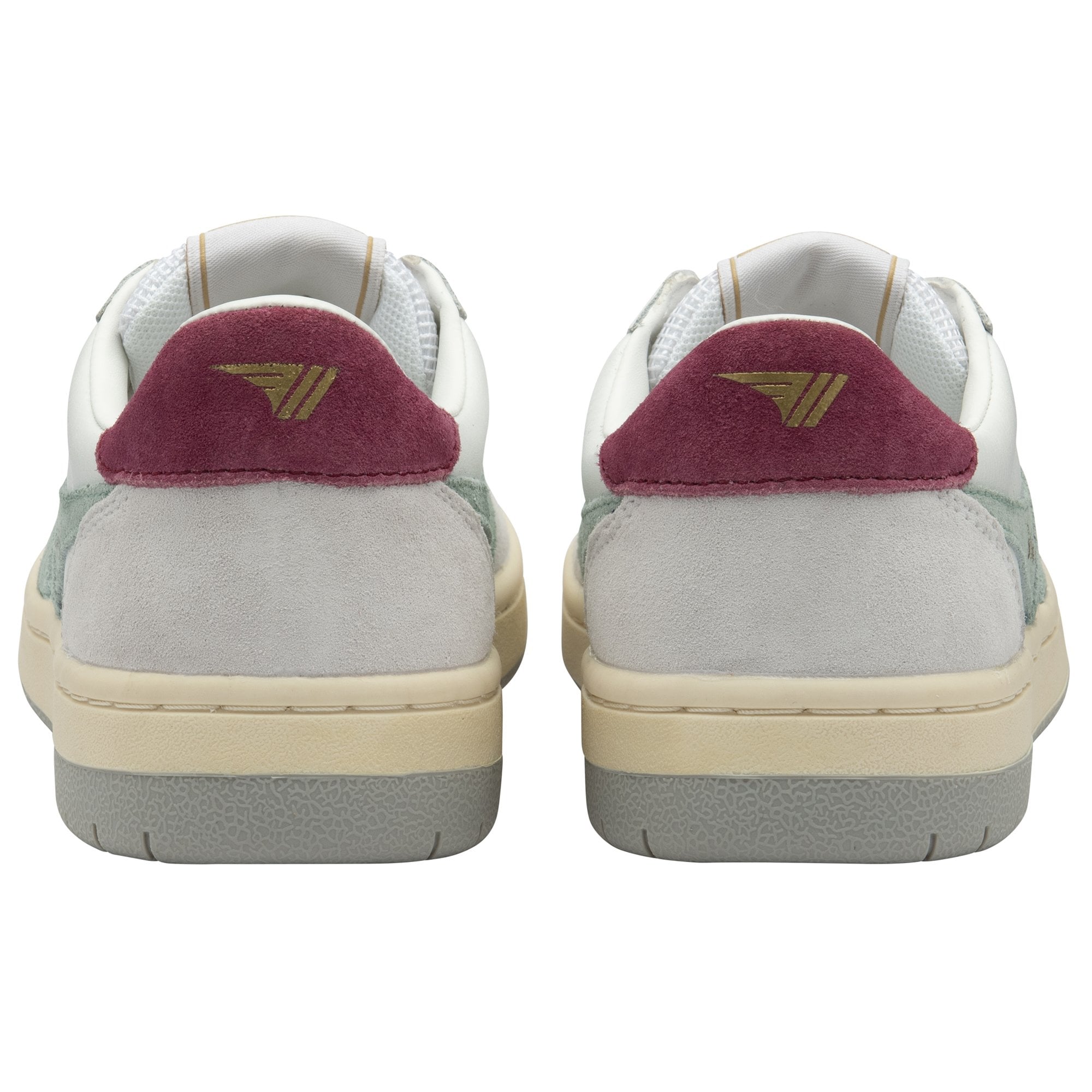 gola-hawk-damen-sneaker-wei-gr-n-kirschrot-hellgrau image 4