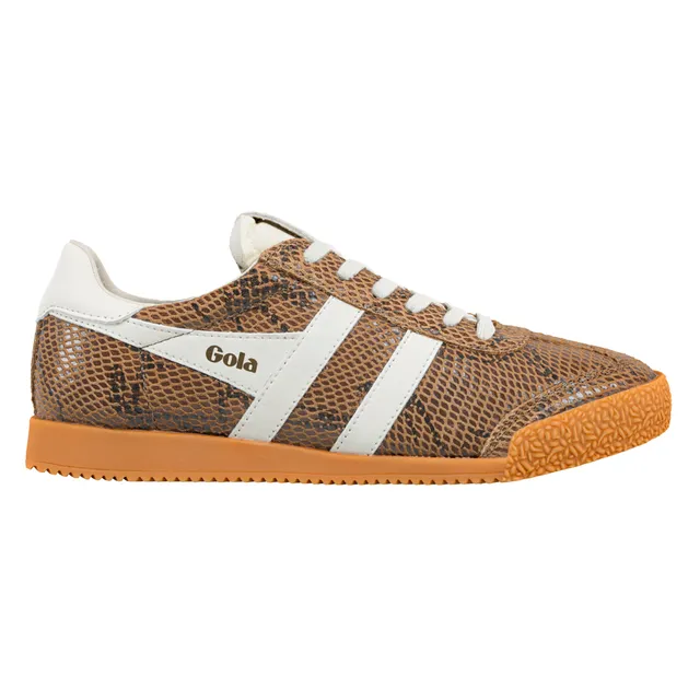gola-elan-serpent-damen-turnschuhe-in-otterbraun-mit-schlangenprint image 1