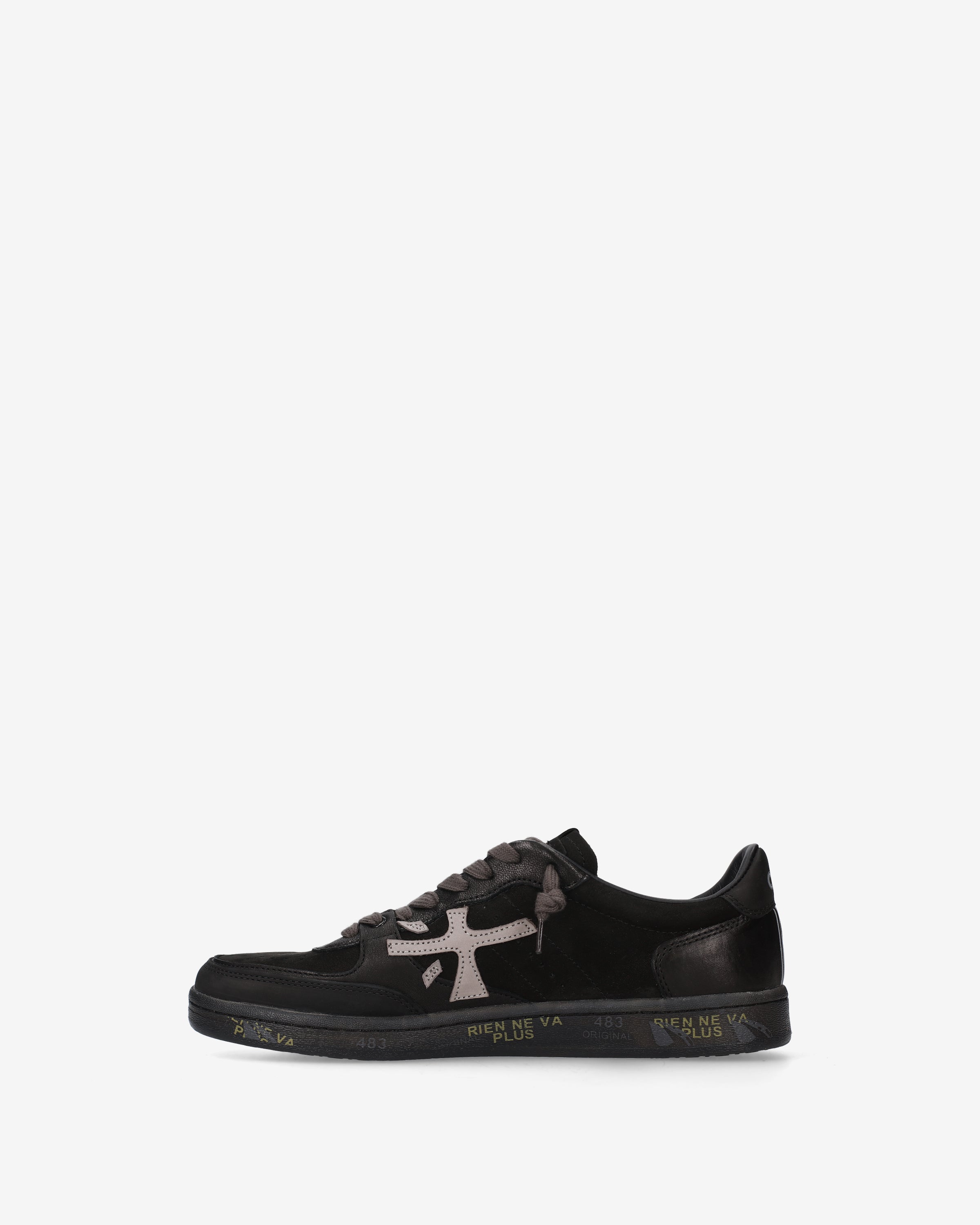 premiata-bskt-clay-8439-sneaker-herren-schwarz image 3