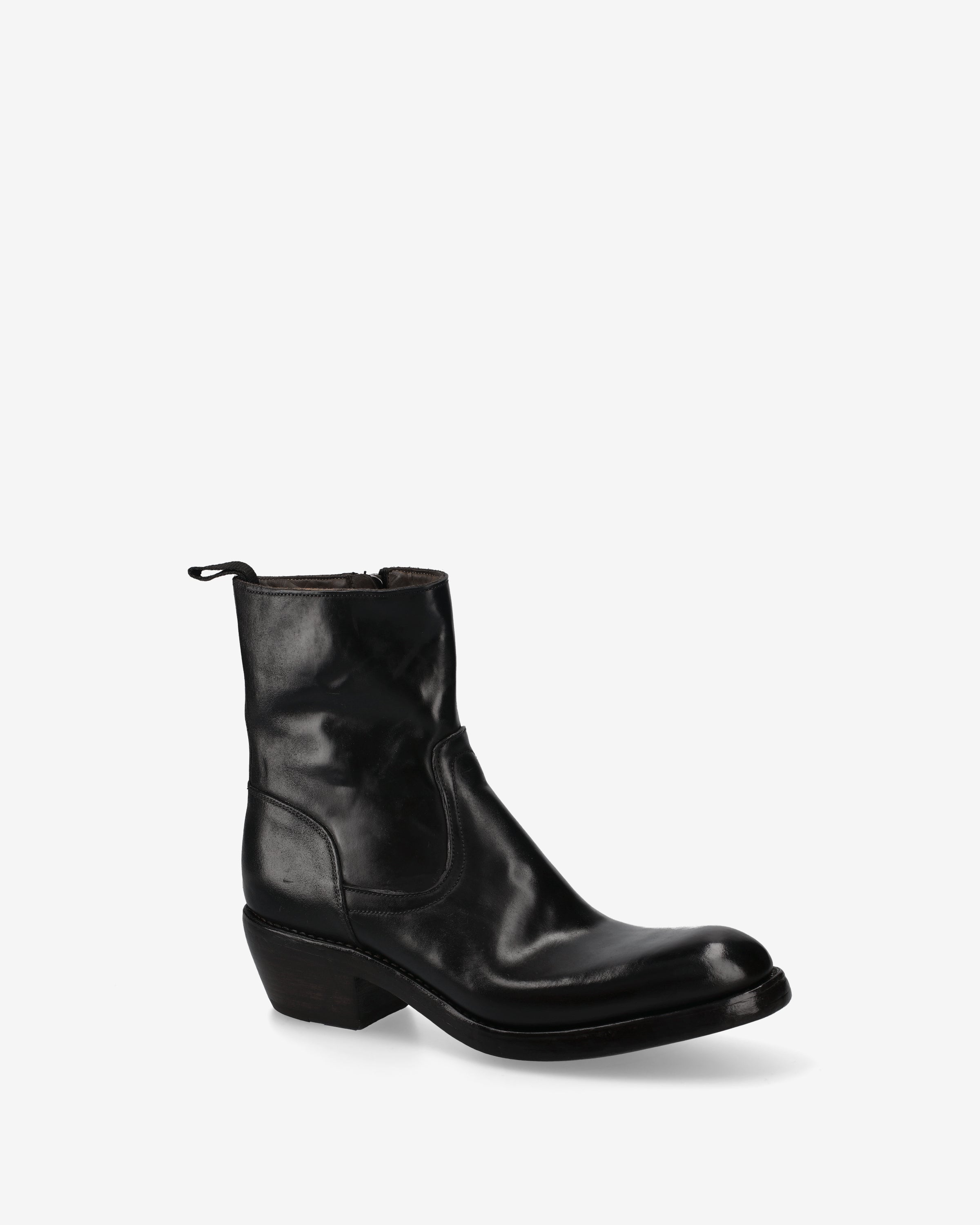 premiata-stivaletto-texano-cordovan-nero-herren-western-stiefel image 4