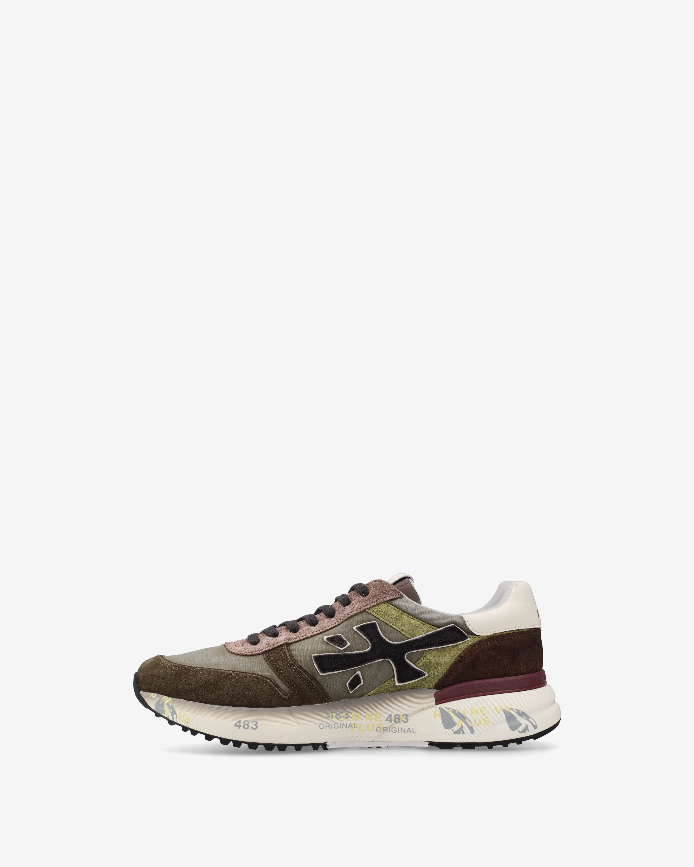 premiata-mick-7717-sneaker-olive-moro image 3