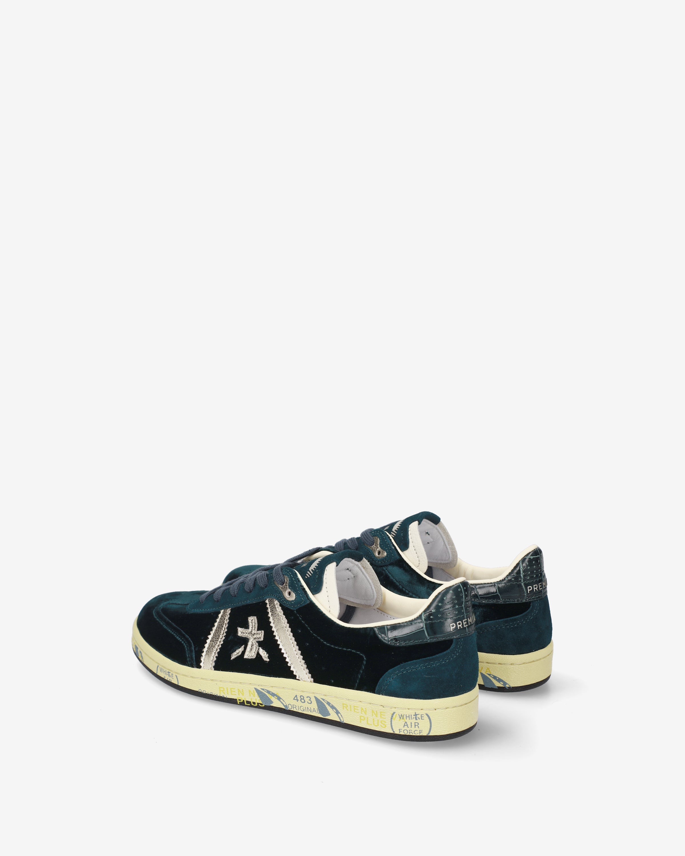 premiata-bonnied-8581-damen-sneaker-navy-velours-suede image 5
