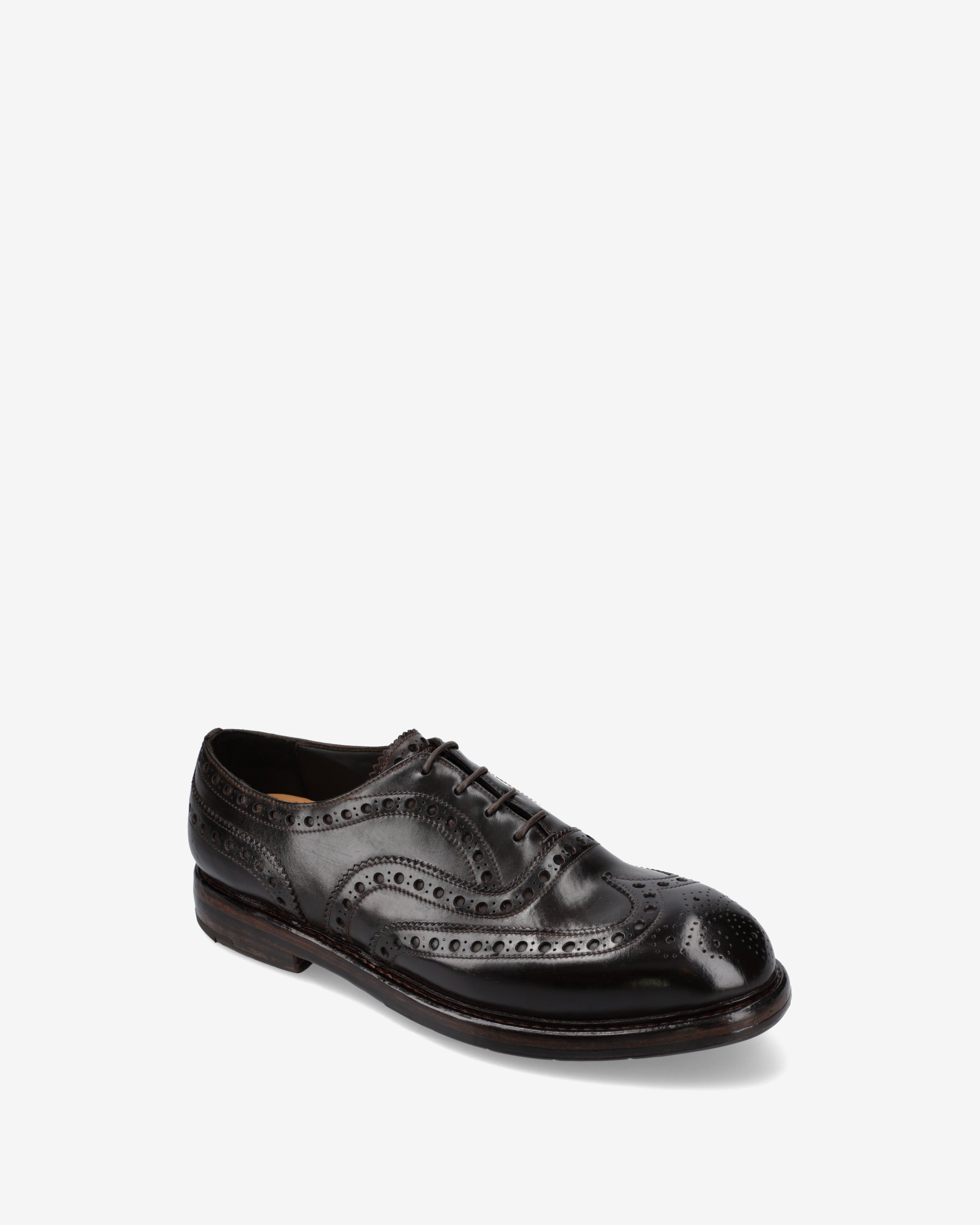 premiata-derby-brogue-cordovan-schwarz-herren image 4